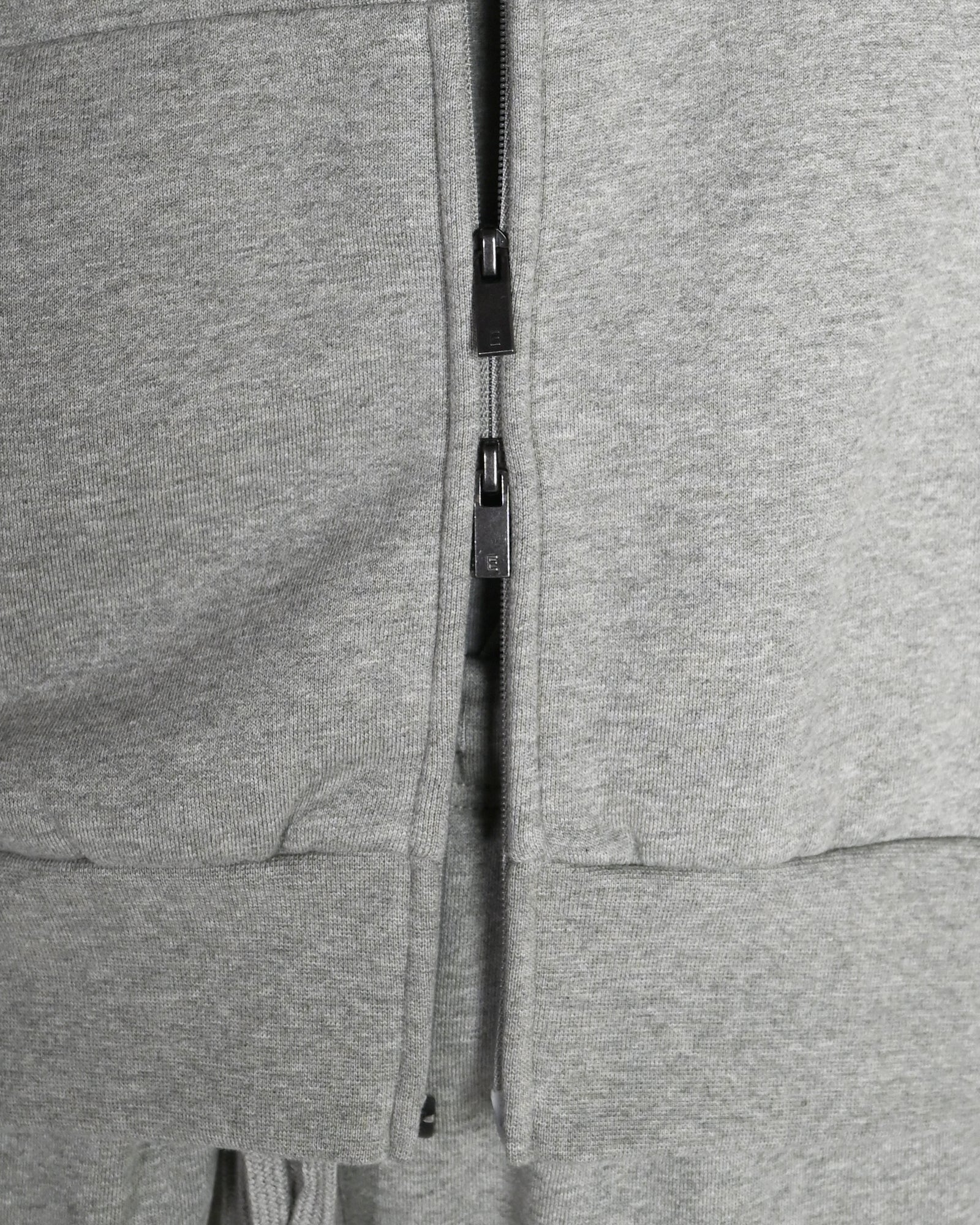 ESSENTIALS・エッセンシャルズ - パーカー・フーディ CLASSIC FIT FLEECE ZIP-UP HOODIE / CONCRETE HEATHER