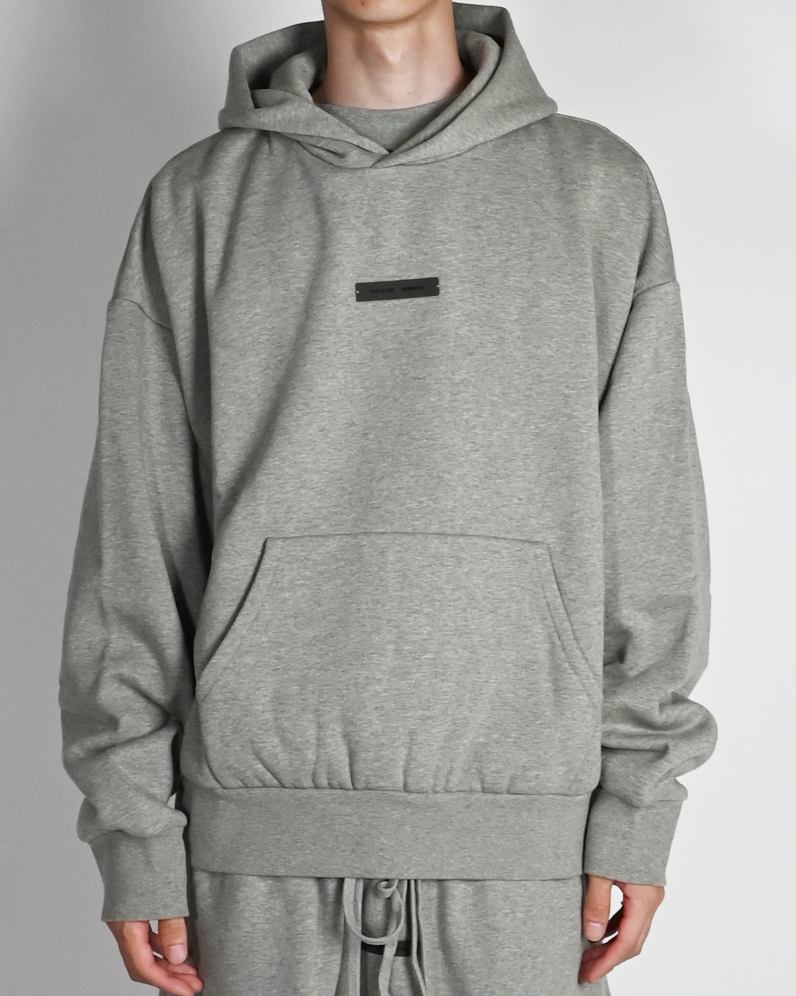 ESSENTIALS・エッセンシャルズ - パーカー・フーディ CLASSIC FIT FLEECE HOODIE  / CONCRETE HEATHER