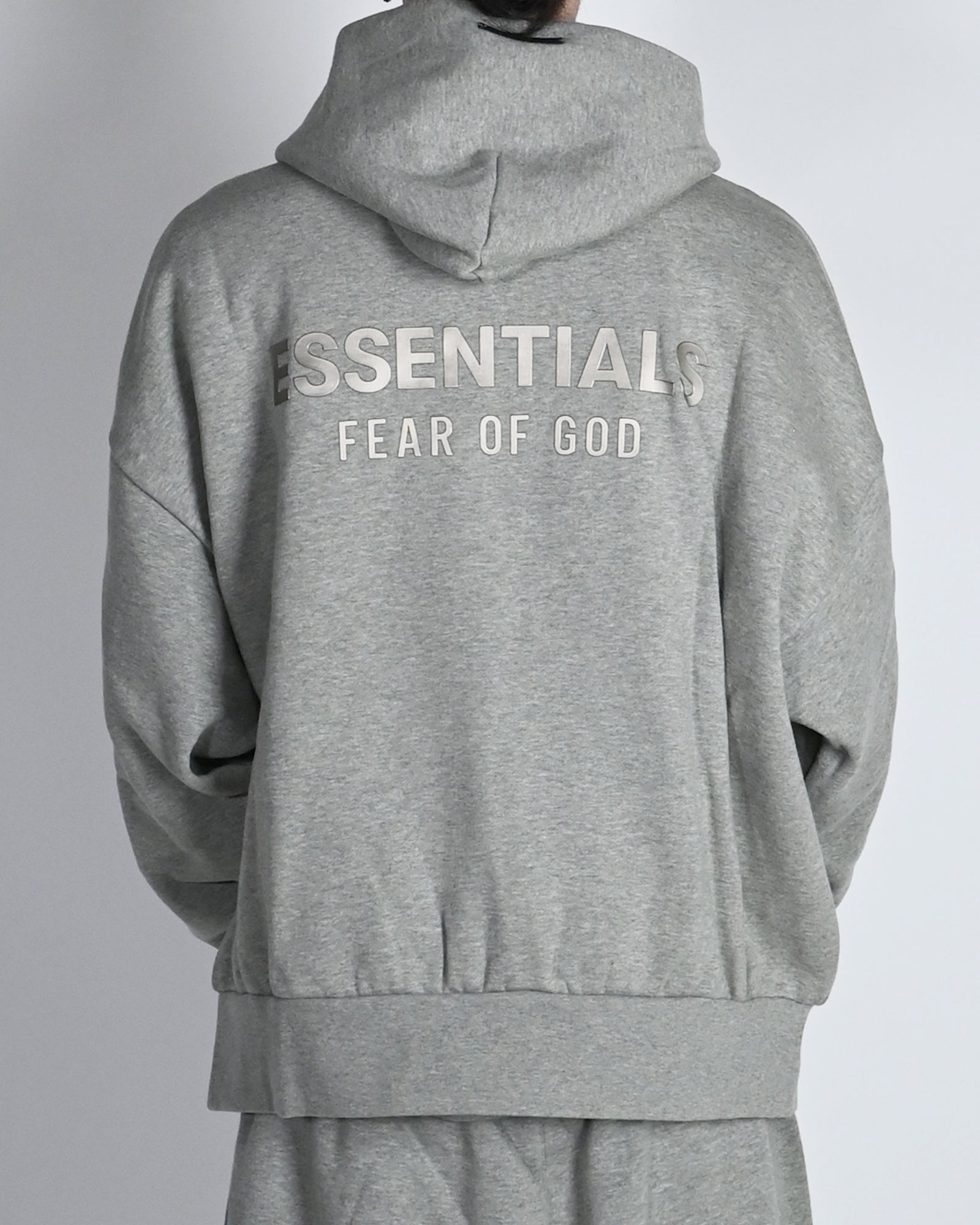 ESSENTIALS・エッセンシャルズ - パーカー・フーディ CLASSIC FIT FLEECE HOODIE  / CONCRETE HEATHER
