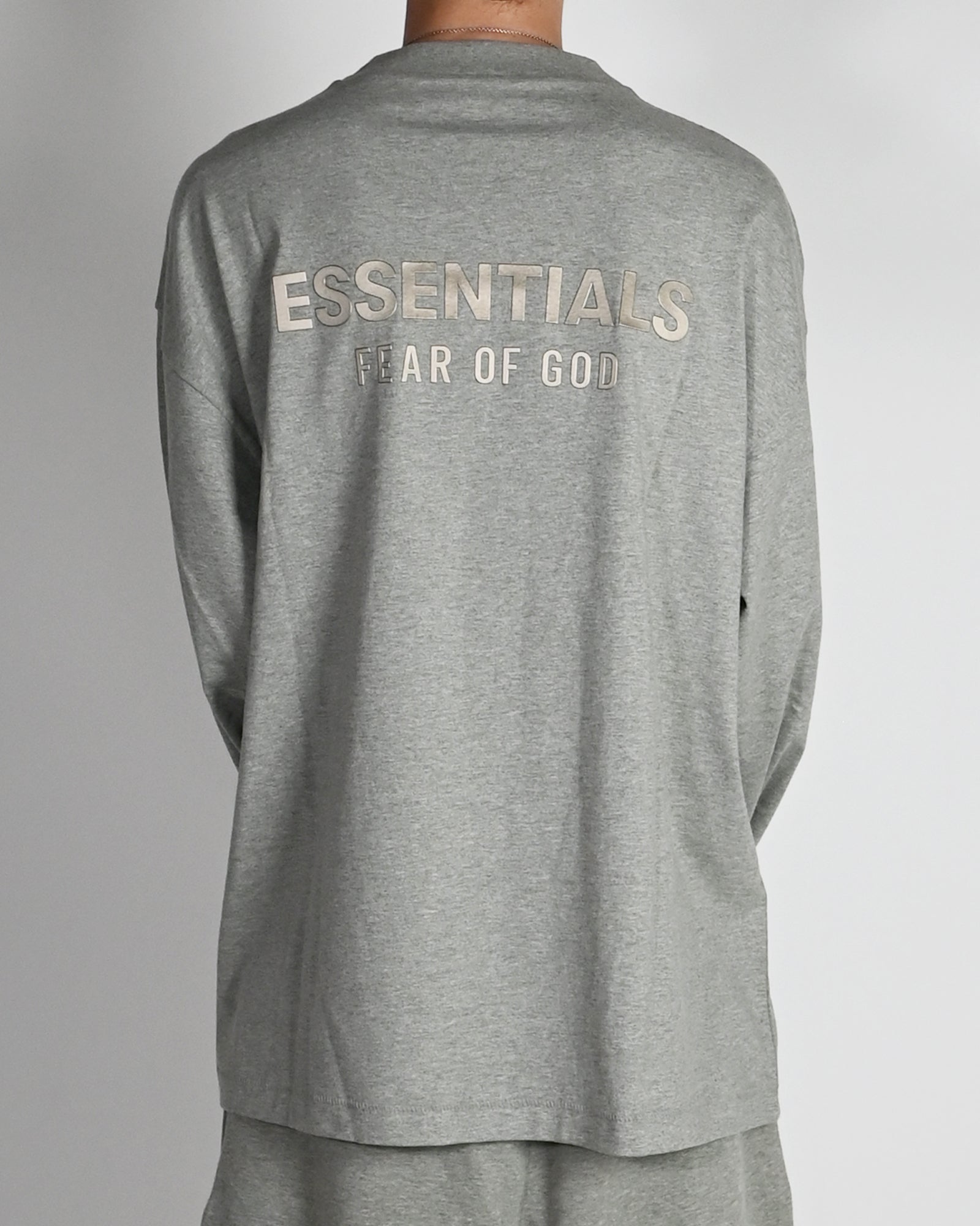 ESSENTIALS・エッセンシャルズ - L/S Tシャツ CLASSIC FIT LS TEE / CONCRETE HEATHER