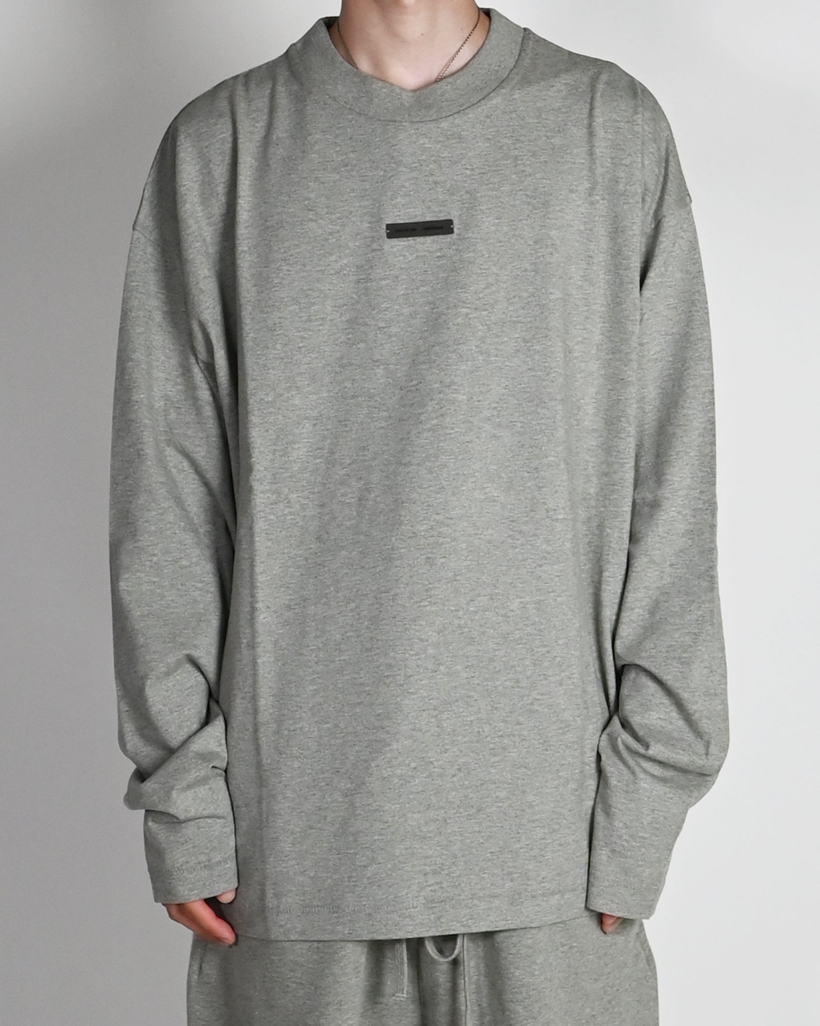 ESSENTIALS・エッセンシャルズ - L/S Tシャツ CLASSIC FIT LS TEE / CONCRETE HEATHER