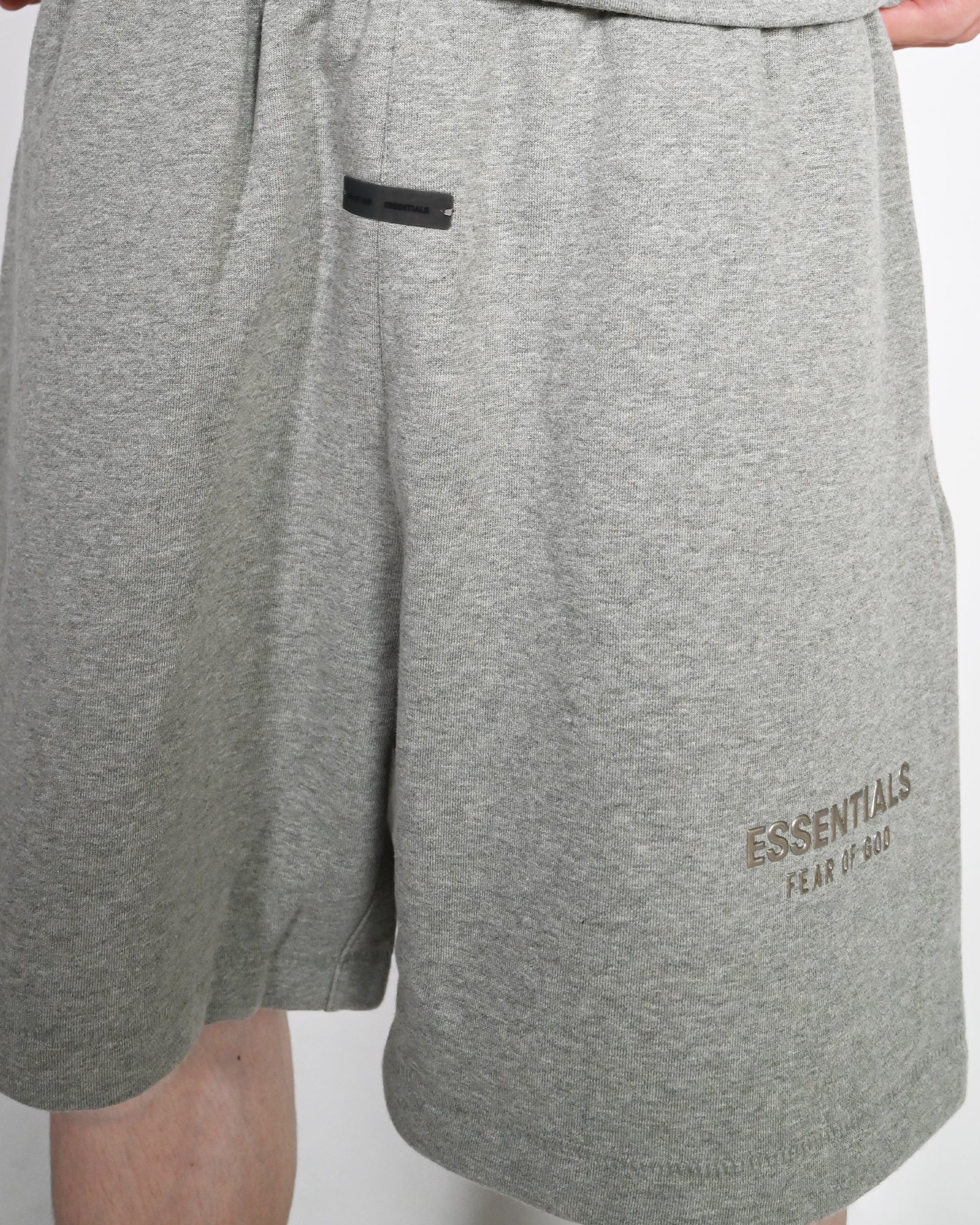 ESSENTIALS・エッセンシャルズ - ハーフ・ショートパンツ SOCCER FLEECE SHORTS / CONCRETE HEATHER