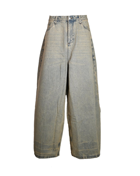 MISBHV (ミスビヘイブ) SS26 SAND WASHED BALLOON DENIM TROUSERS 