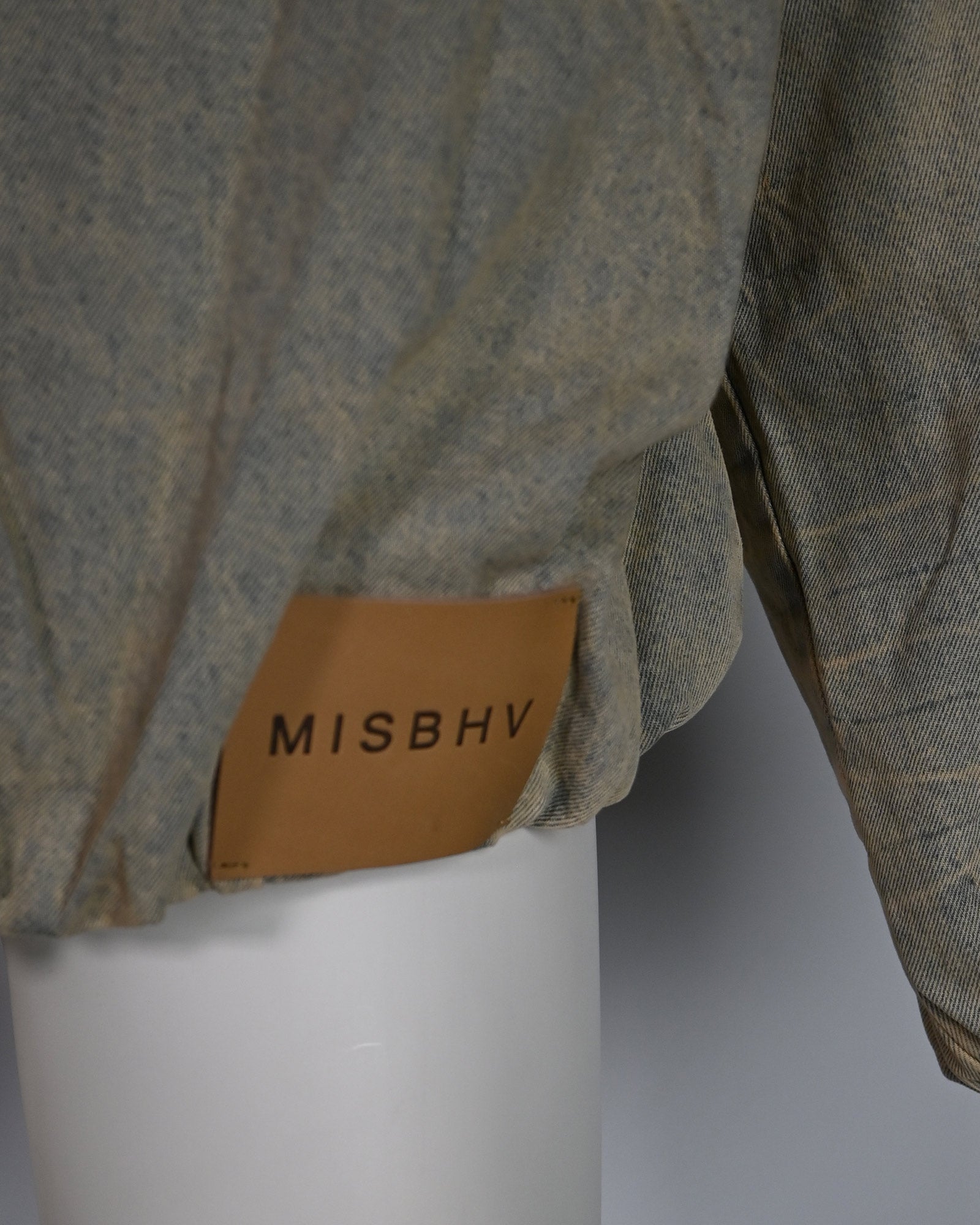 MISBHV・ミスビヘイブ -  SAND WASHED BOMBER DENIM JACKET UNISEX / SAND WASHED
