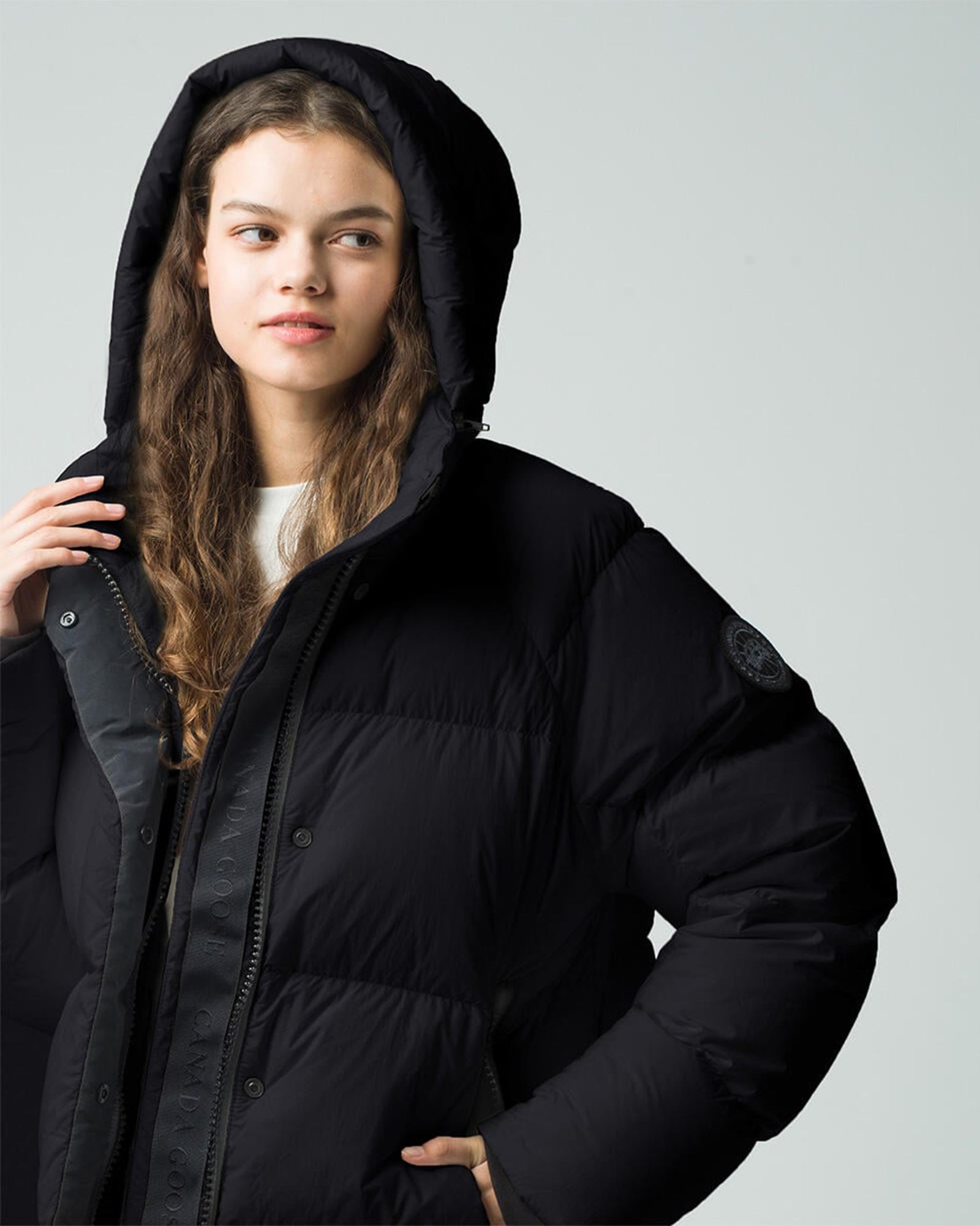 CANADA GOOSE・カナダグース - ダウンジャケット 2621WBJ BRYDEN PUFFER BLACK LABEL / BLACK