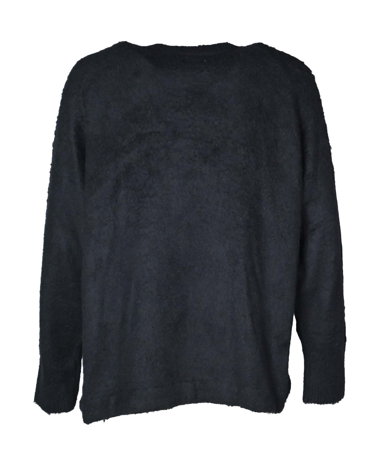 Tamme・タム - ニット・セーター HEM-SLIT KNIT PULLOVER / BLACK