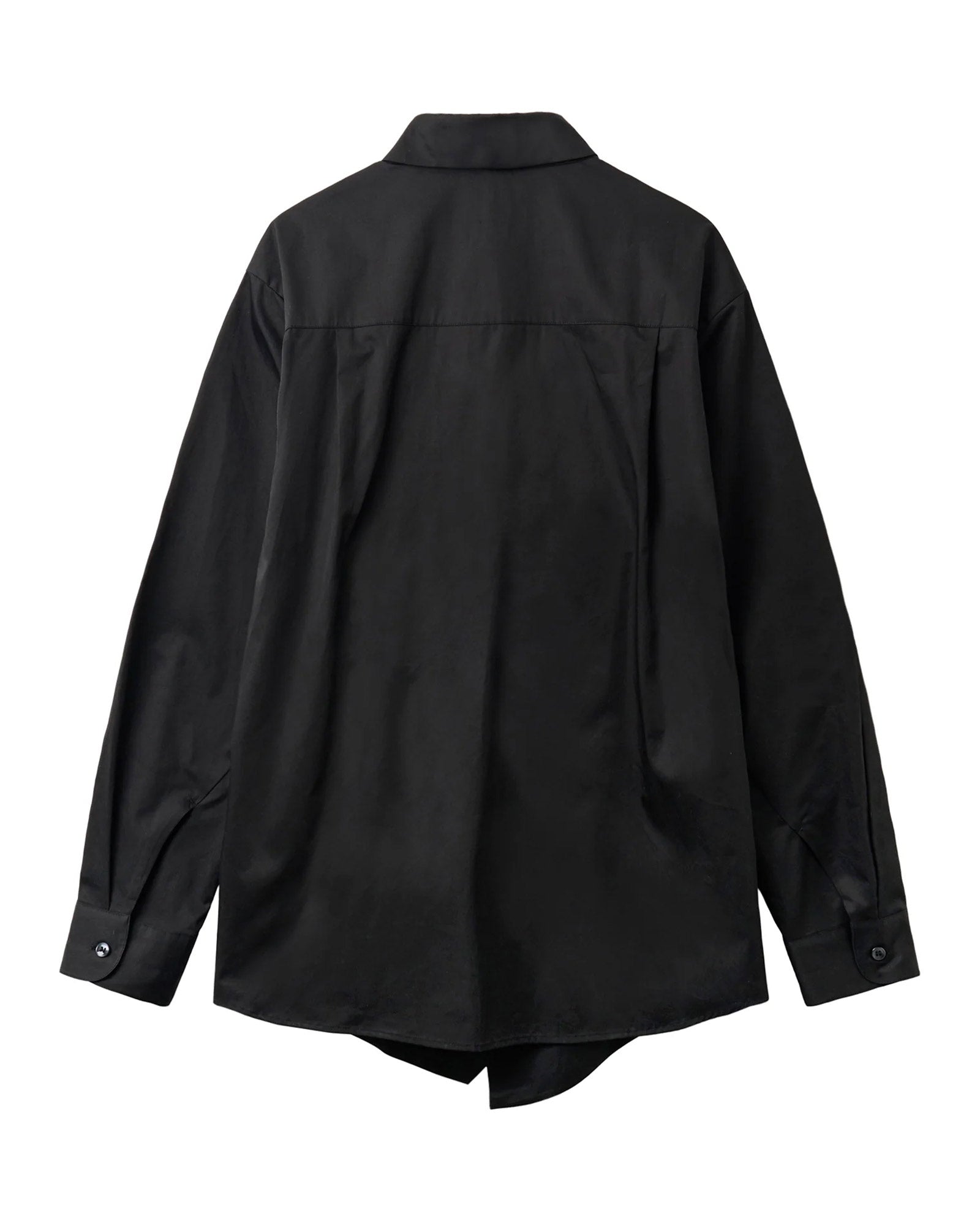 POST ARCHIVE FACTION・ポスト アーカイブ ファクション - シャツ TRIMMED SHIRT D (2026) / BLACK