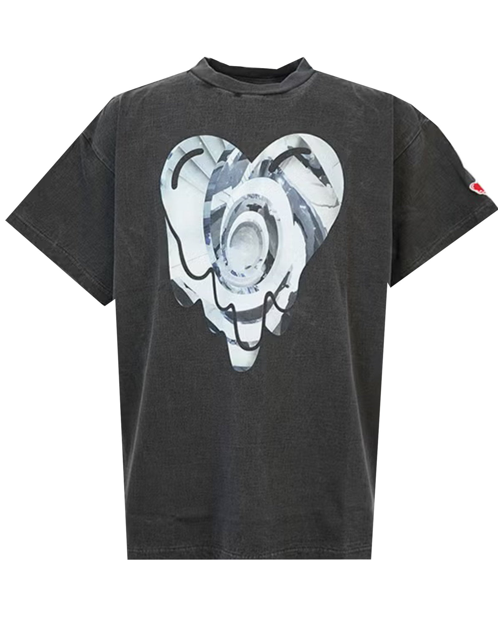 EMOTIONALLY UNAVAILABLE・エモーショナリー アンアベイラブル - トップス EU RK SPIRAL SS TEE  / BLACK