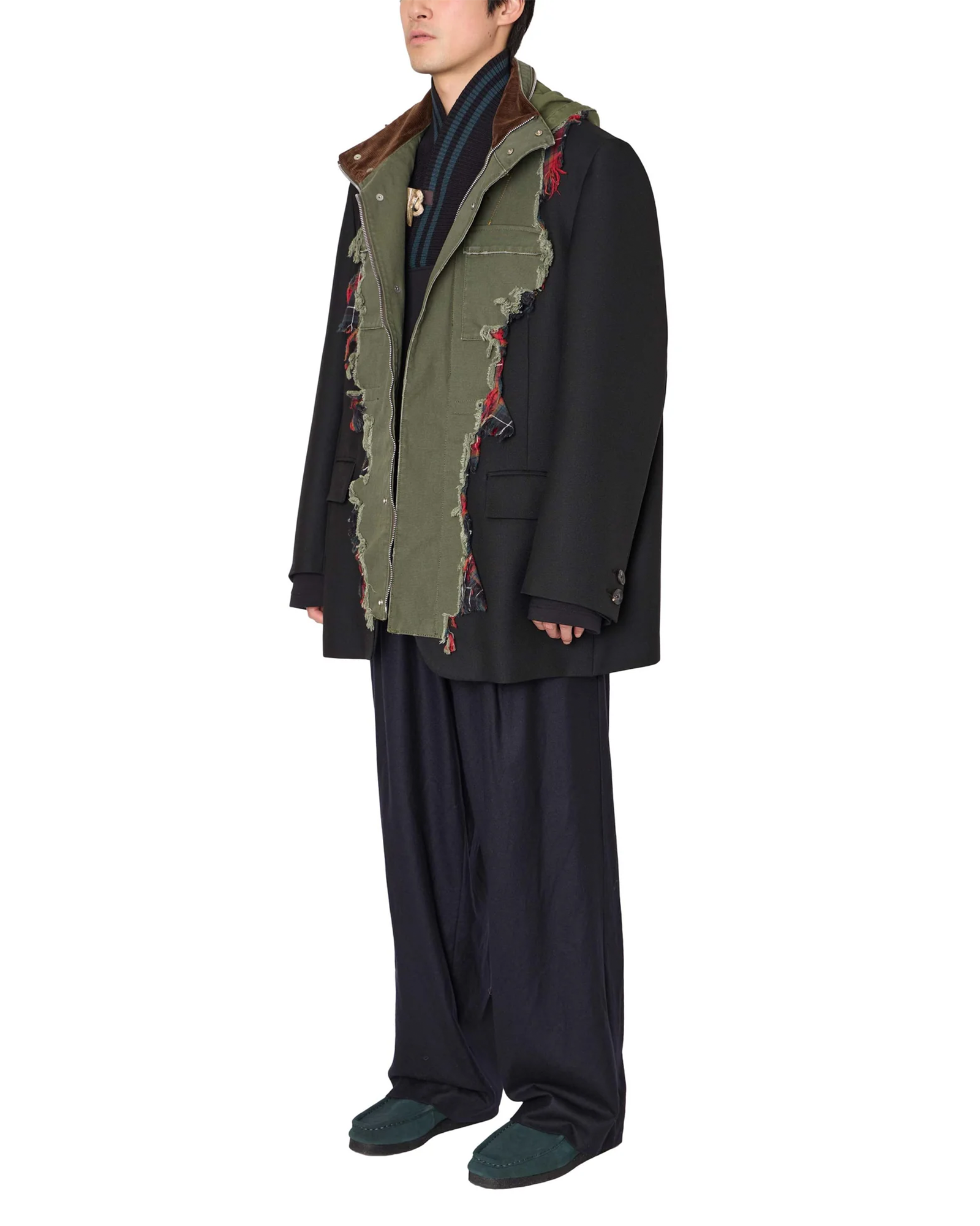 kolor・カラー -  26WCM-G04103 OUTER / BLACK