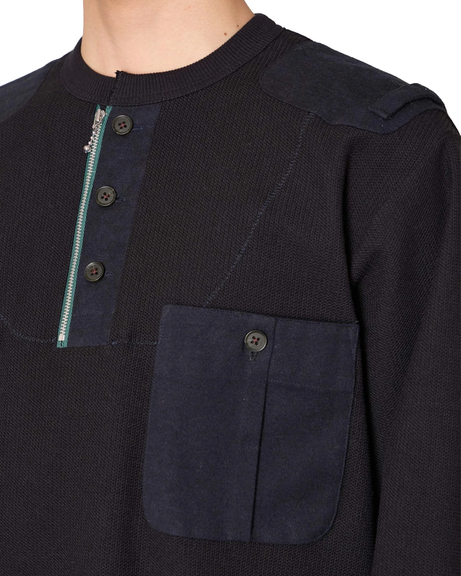 kolor・カラー - L/S Tシャツ 26WCM-T13207 TOPS / BLACK