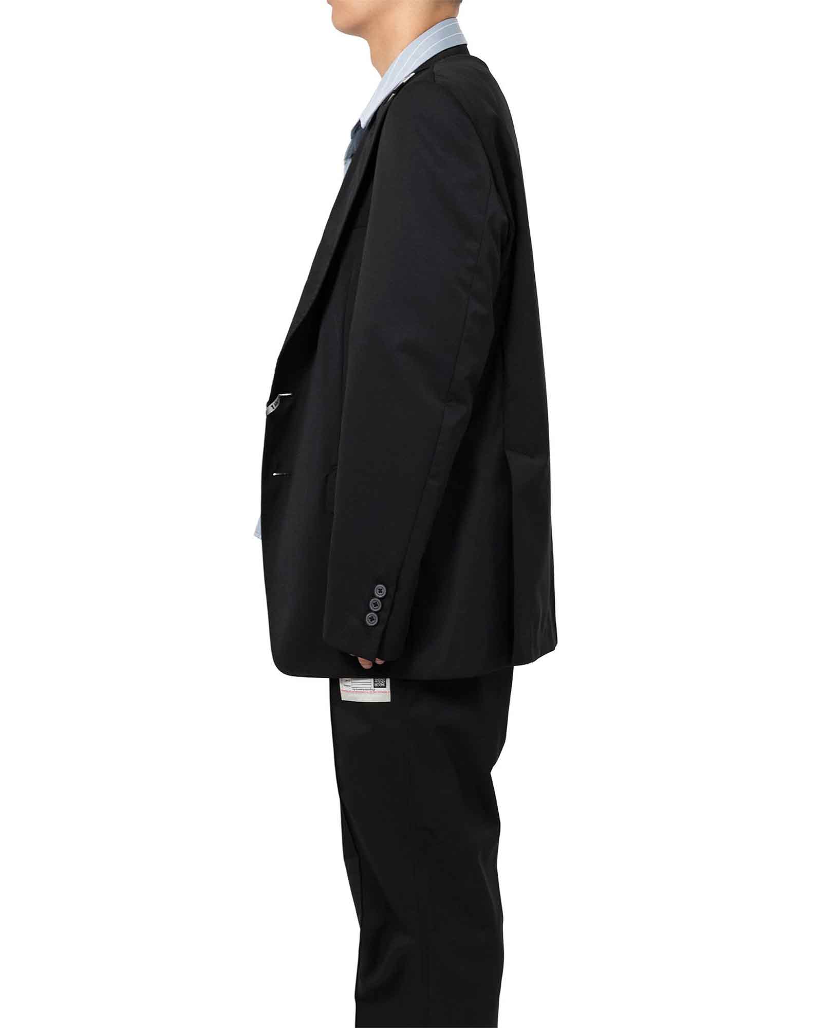 MIHARA YASUHIRO・Yasuhiro Mihara -  LAYERED BLAZER / BLACK