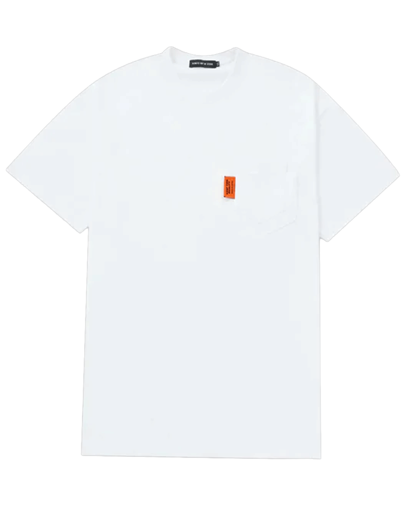 DOUBLE POCKET SUPIMA S/S TEE / WHITE