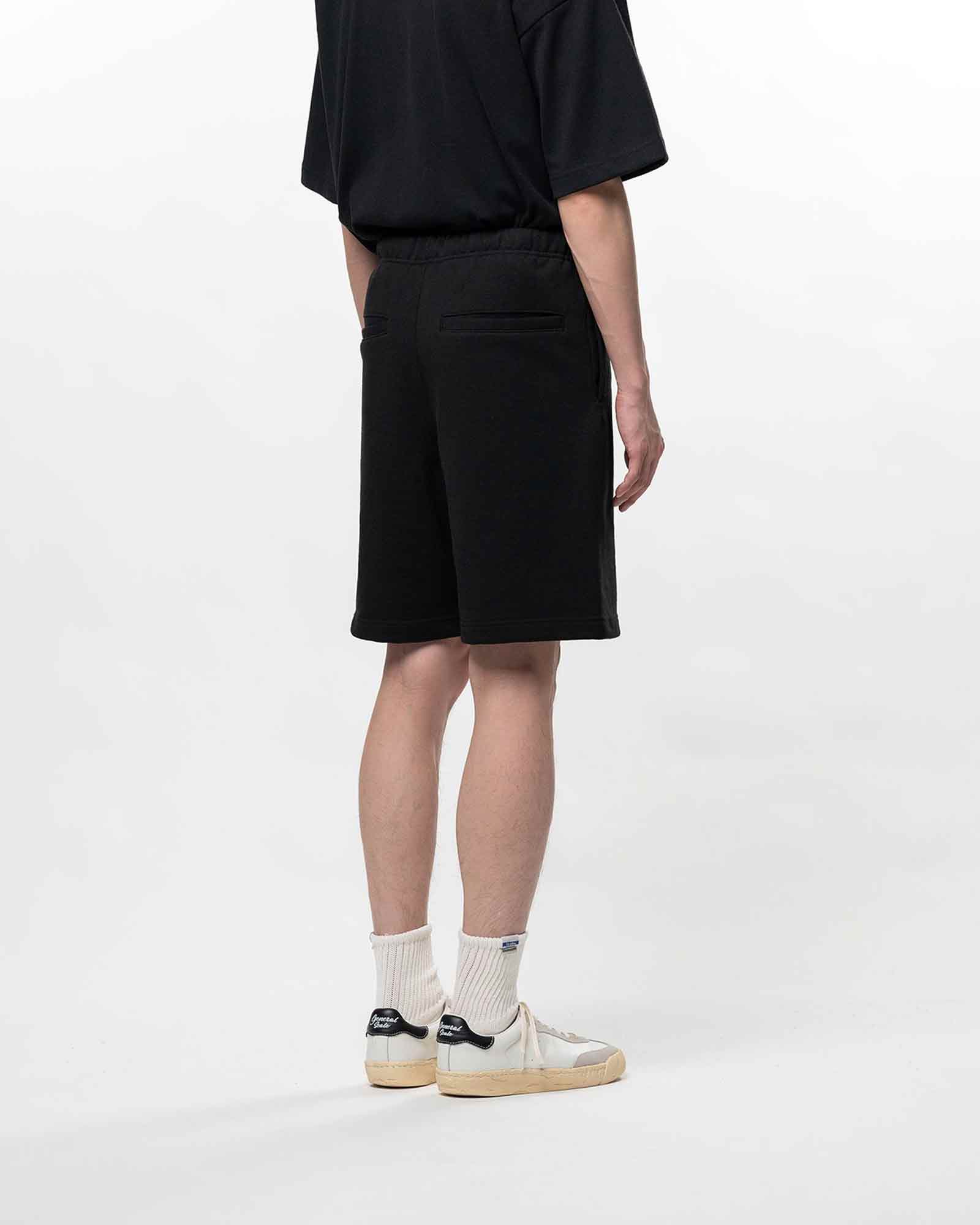 in・stru(men-tal).・イン・ストゥルメンタル -  HEAVY WEIGHT FRENCH TERRY SHORTS / BLACK