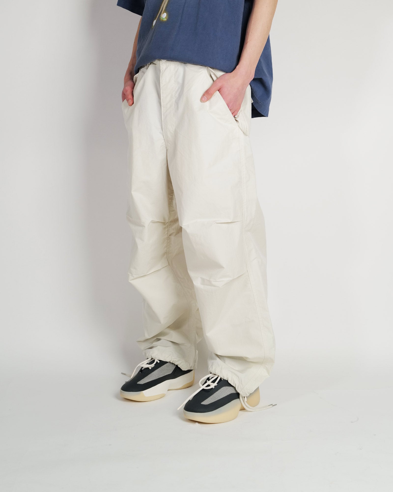 PHENIX・フェニックス -  REWORKED SNOW CAMO CARGO PANTS / WHITE