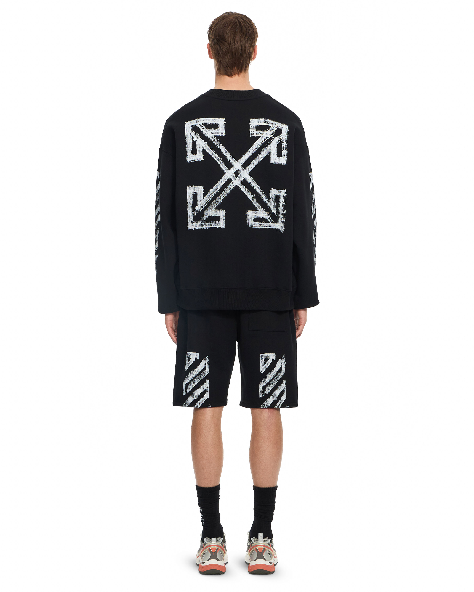 OFF-WHITE・オフホワイト - スウェット MOTION ARROW SKATE CREWNECK / BLACK
