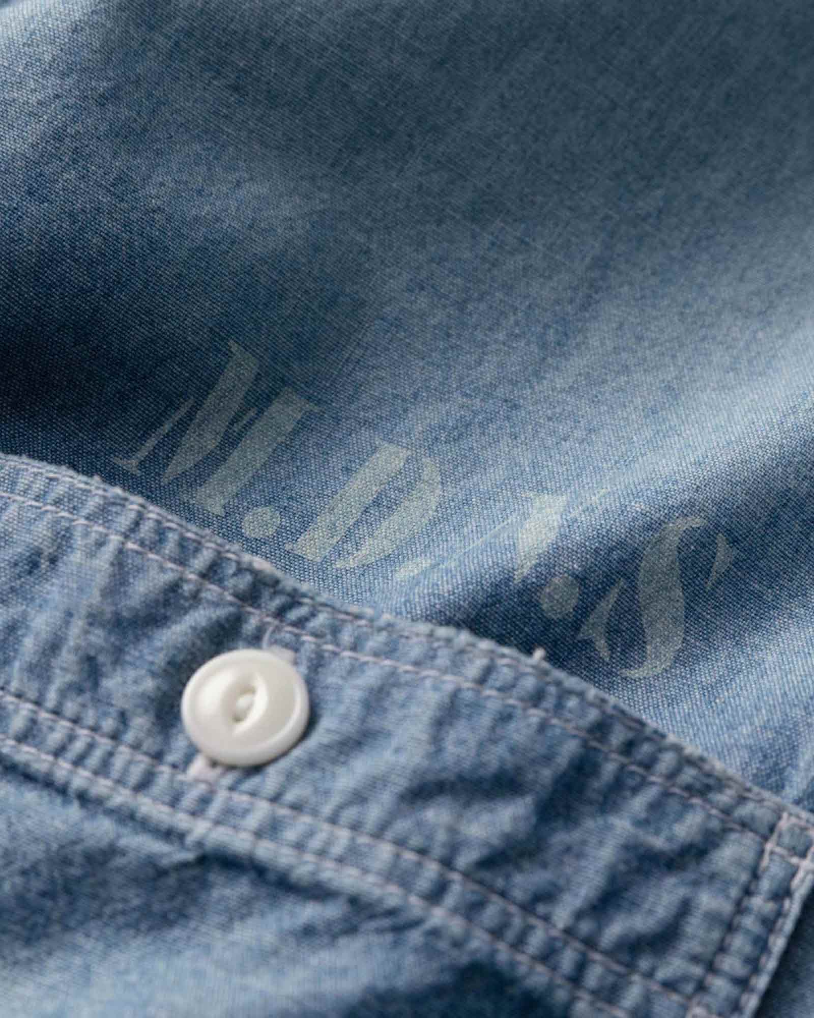 MADNESS・マッドネス - シャツ MADNESS VINTAGE CHAMBRAY SHIRT / INDIGO