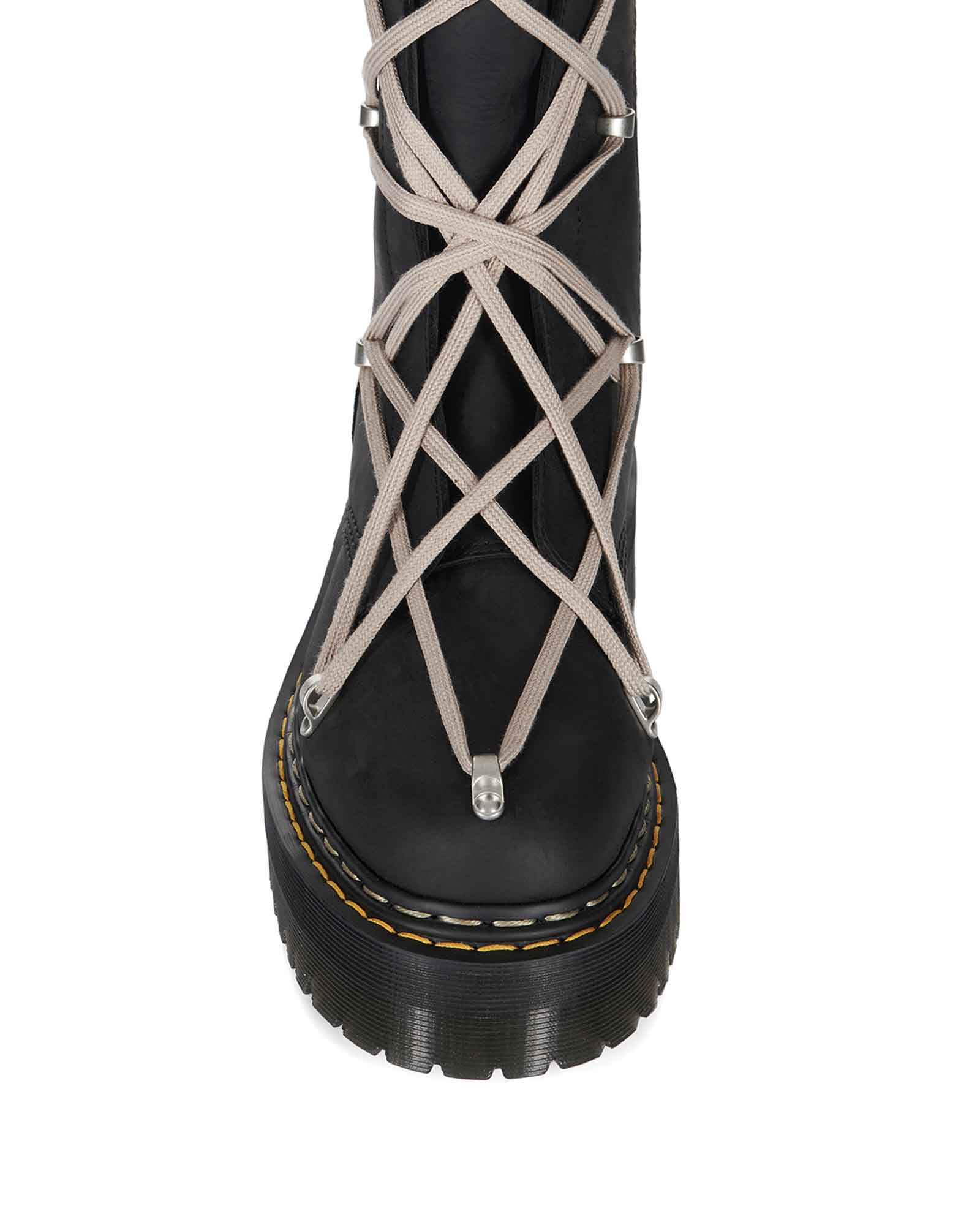 RICK OWENS・rick owens -  1B60 QUAD SOLE PENTALACE BOOT / BLACK