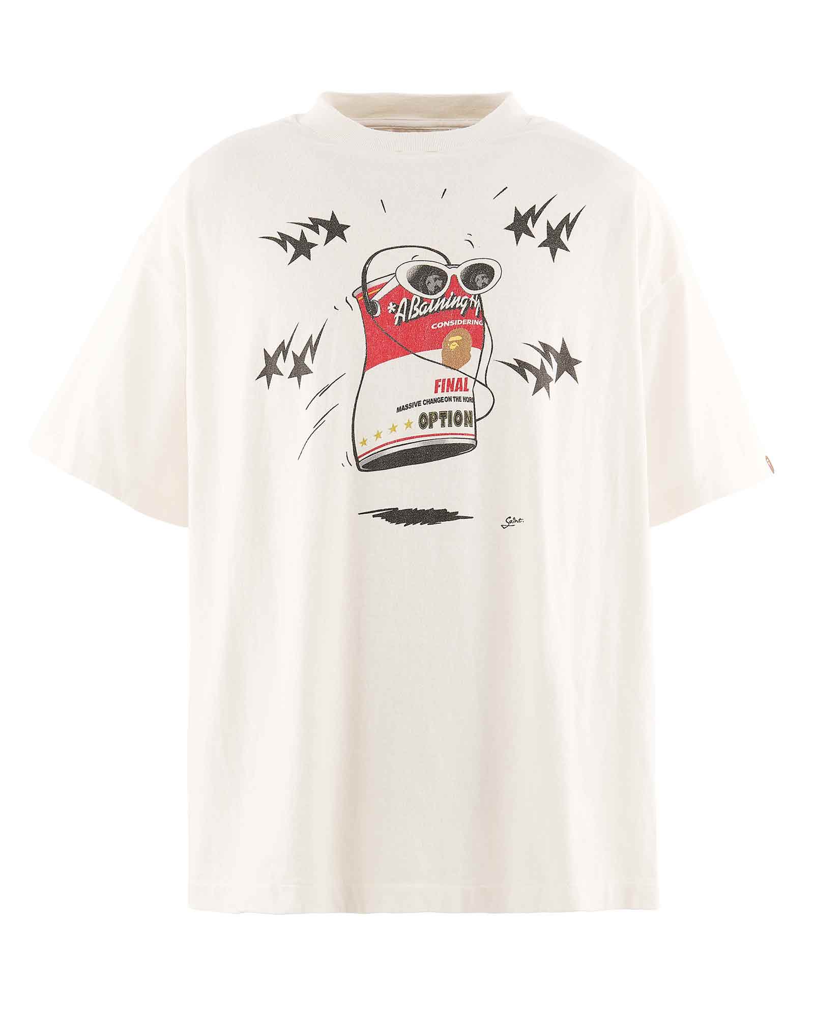 ©SAINT M××××××・セントマイケル - Tシャツ・カットソー BAPE_SS T-SHIRT/JUMP / WHITE