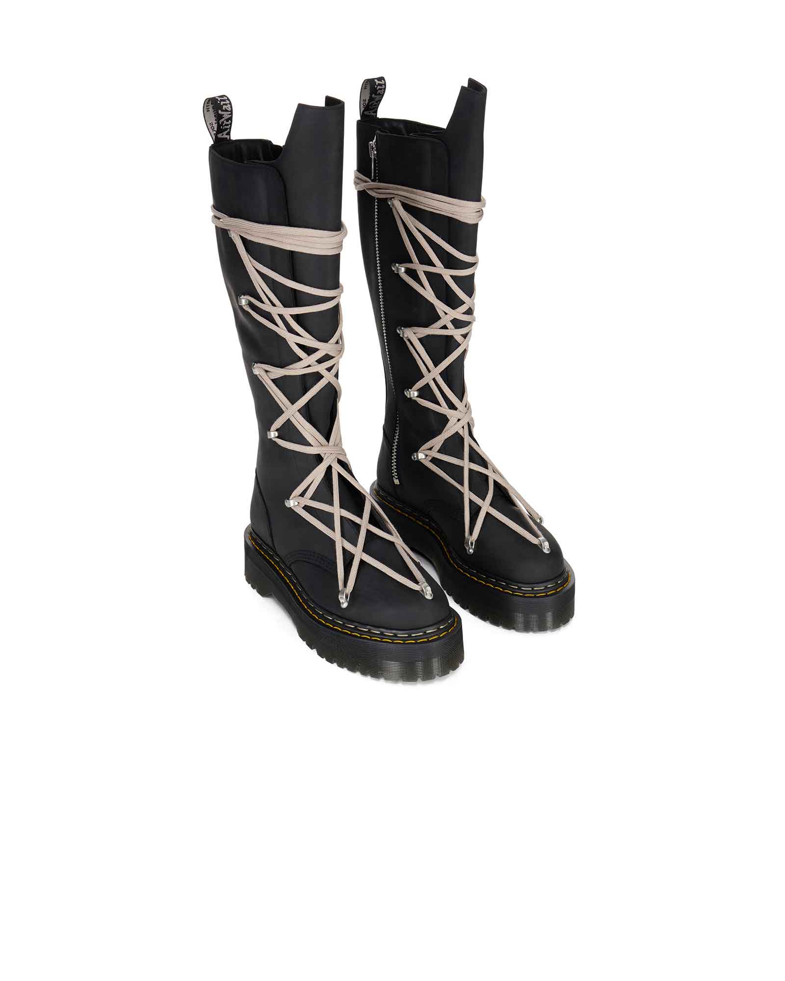 RICK OWENS・rick owens -  1B60 QUAD SOLE PENTALACE BOOT / BLACK