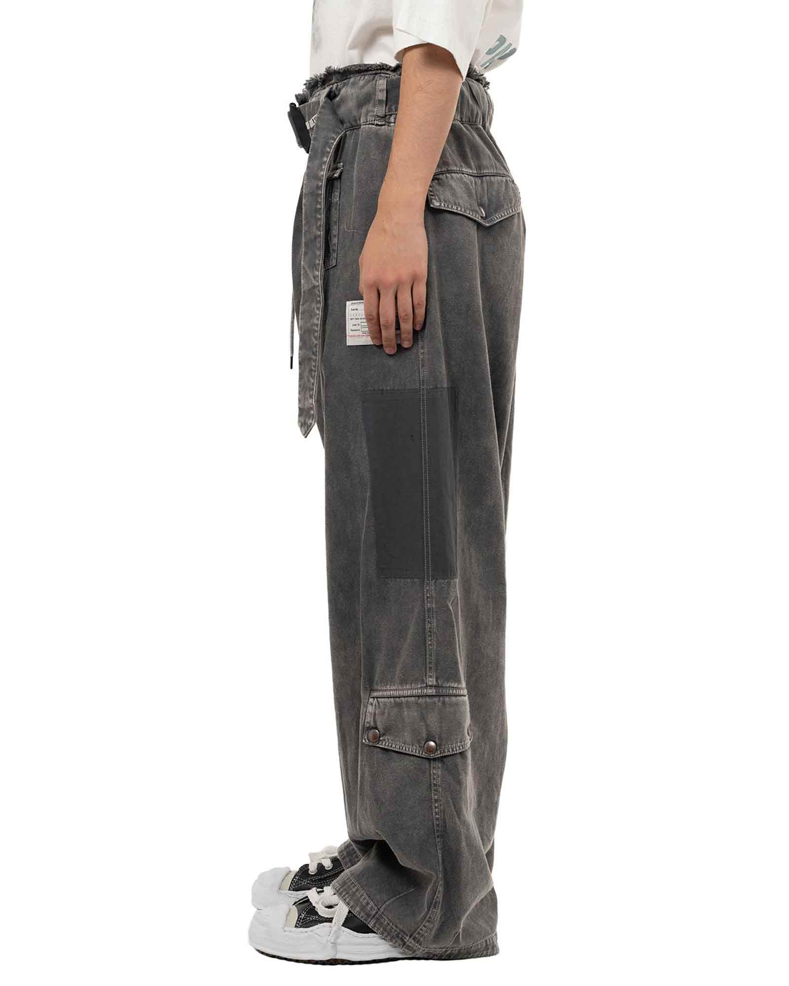 MIHARA YASUHIRO・Yasuhiro Mihara -  DISTRESSED FLIGHT PANTS / GRAY