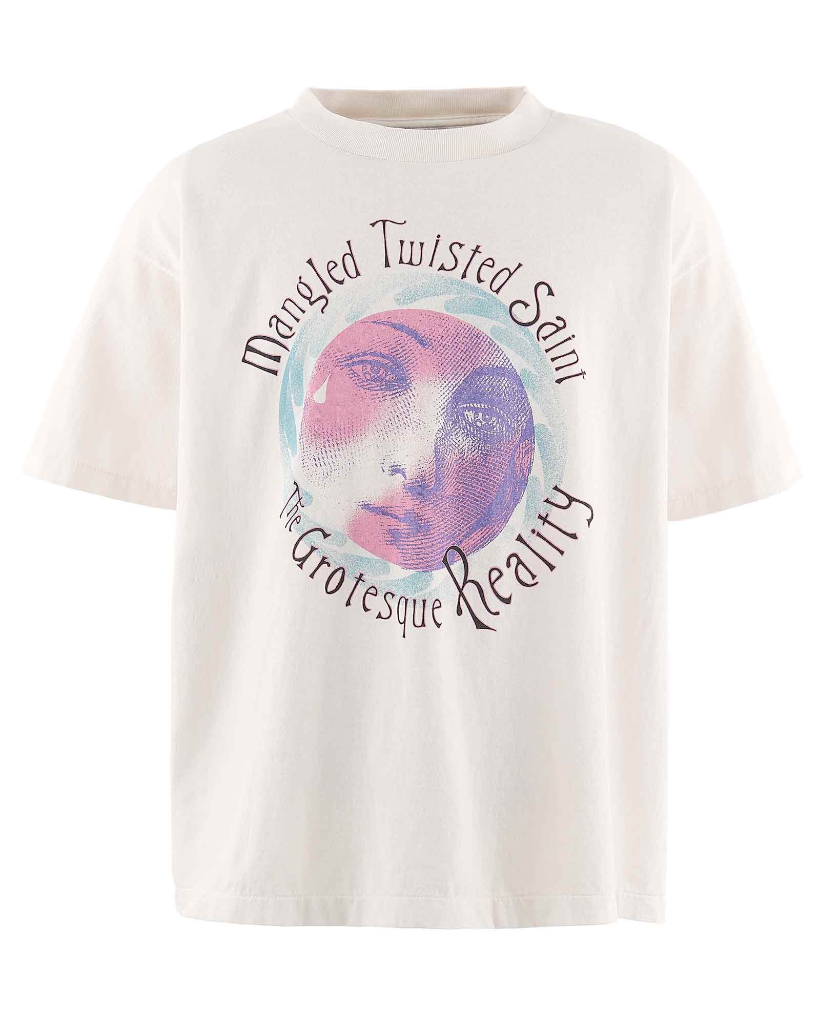 SW_SS T-SHIRT/TWISTED SAINT / WHITE