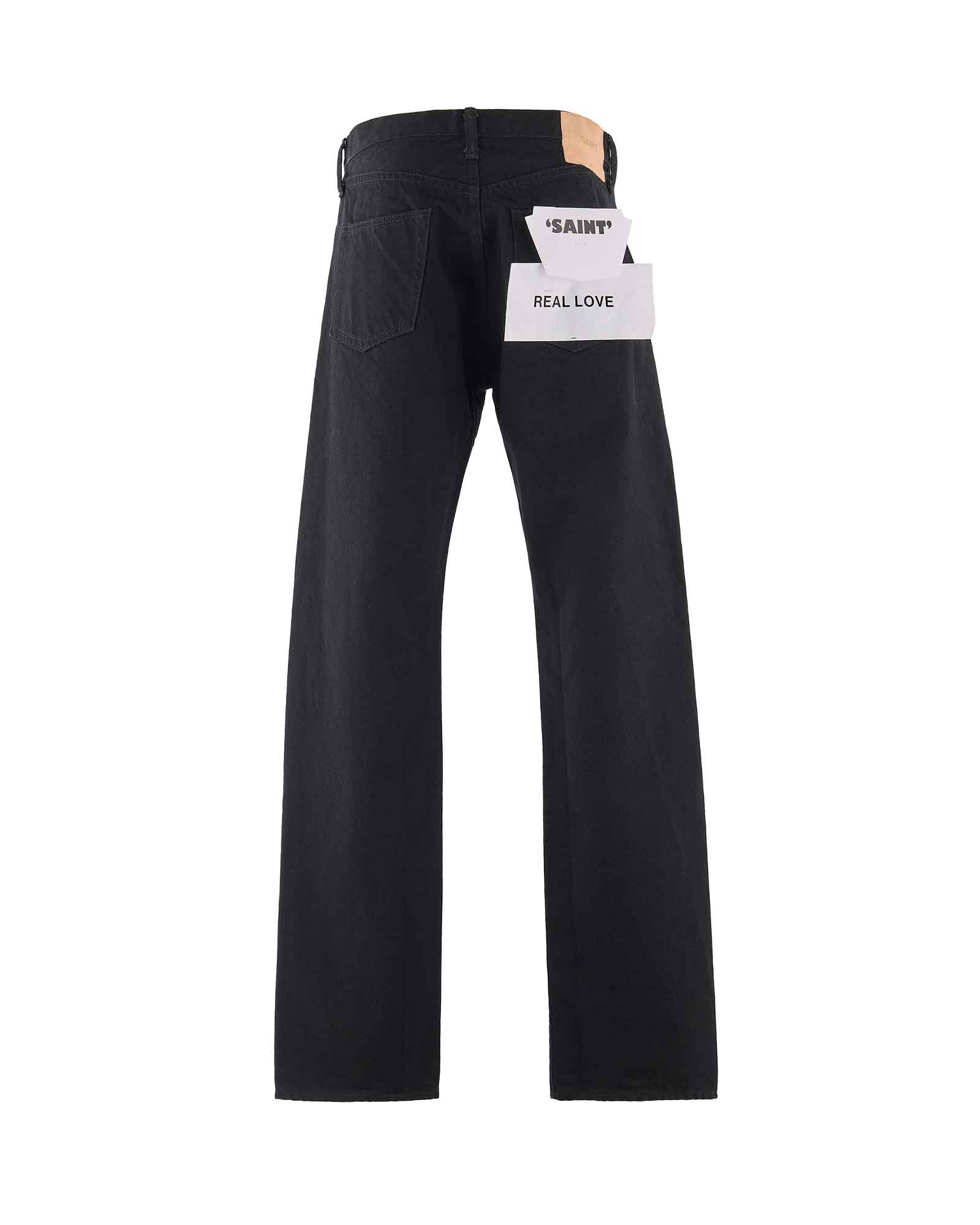 ©SAINT M××××××・セントマイケル - デニムパンツ BLACK DENIM PANTS/STRAIGHT / BLACK