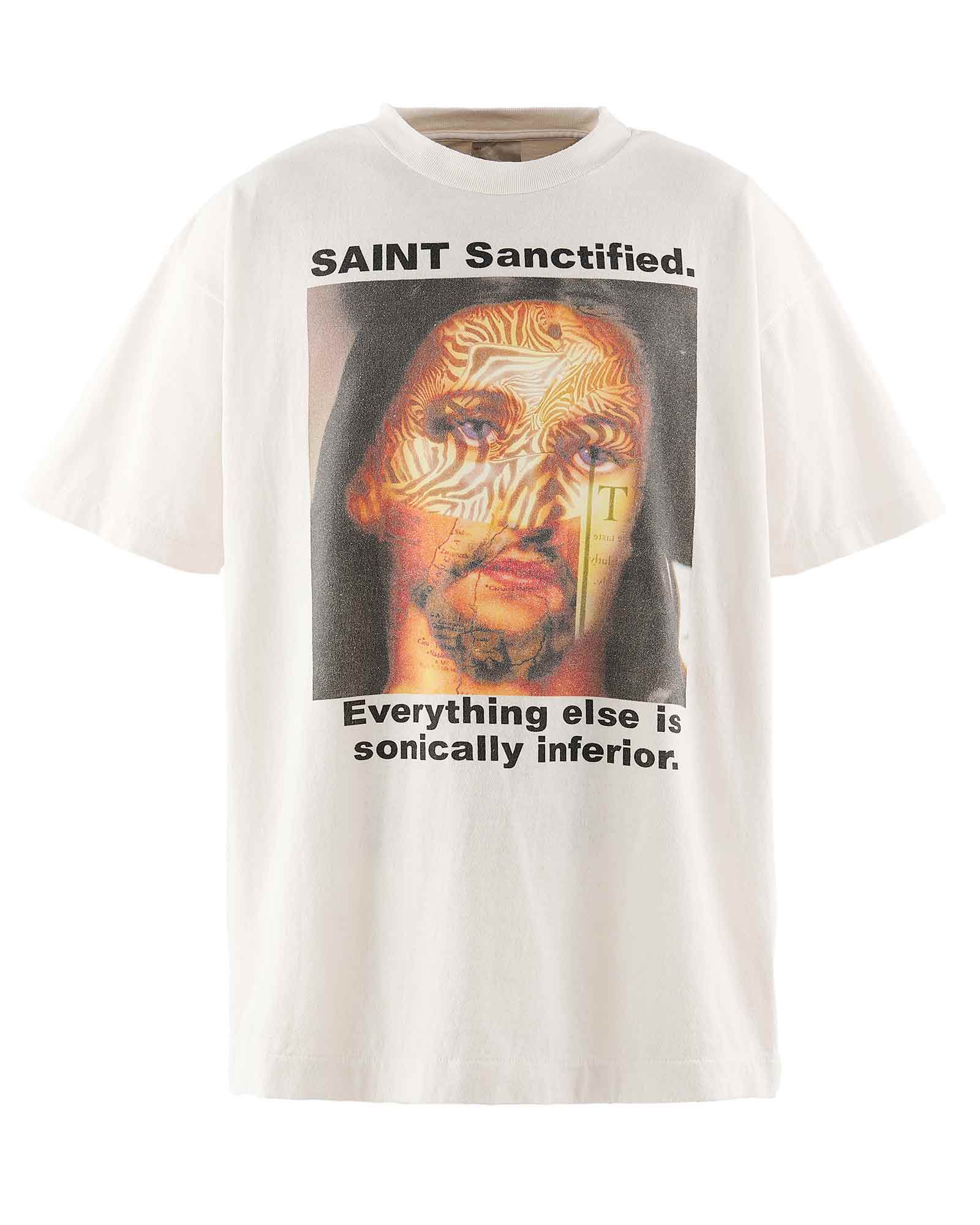 ©SAINT M××××××・セントマイケル - Tシャツ・カットソー SS T-SHIRT/SANCTIFIED / WHITE