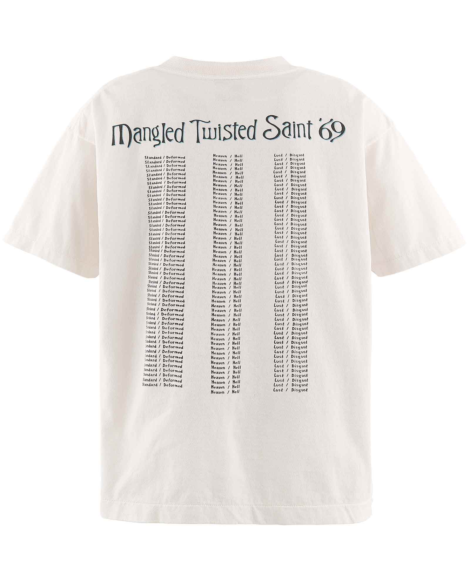 ©SAINT M××××××・セントマイケル - Tシャツ・カットソー SW_SS T-SHIRT/TWISTED SAINT / WHITE
