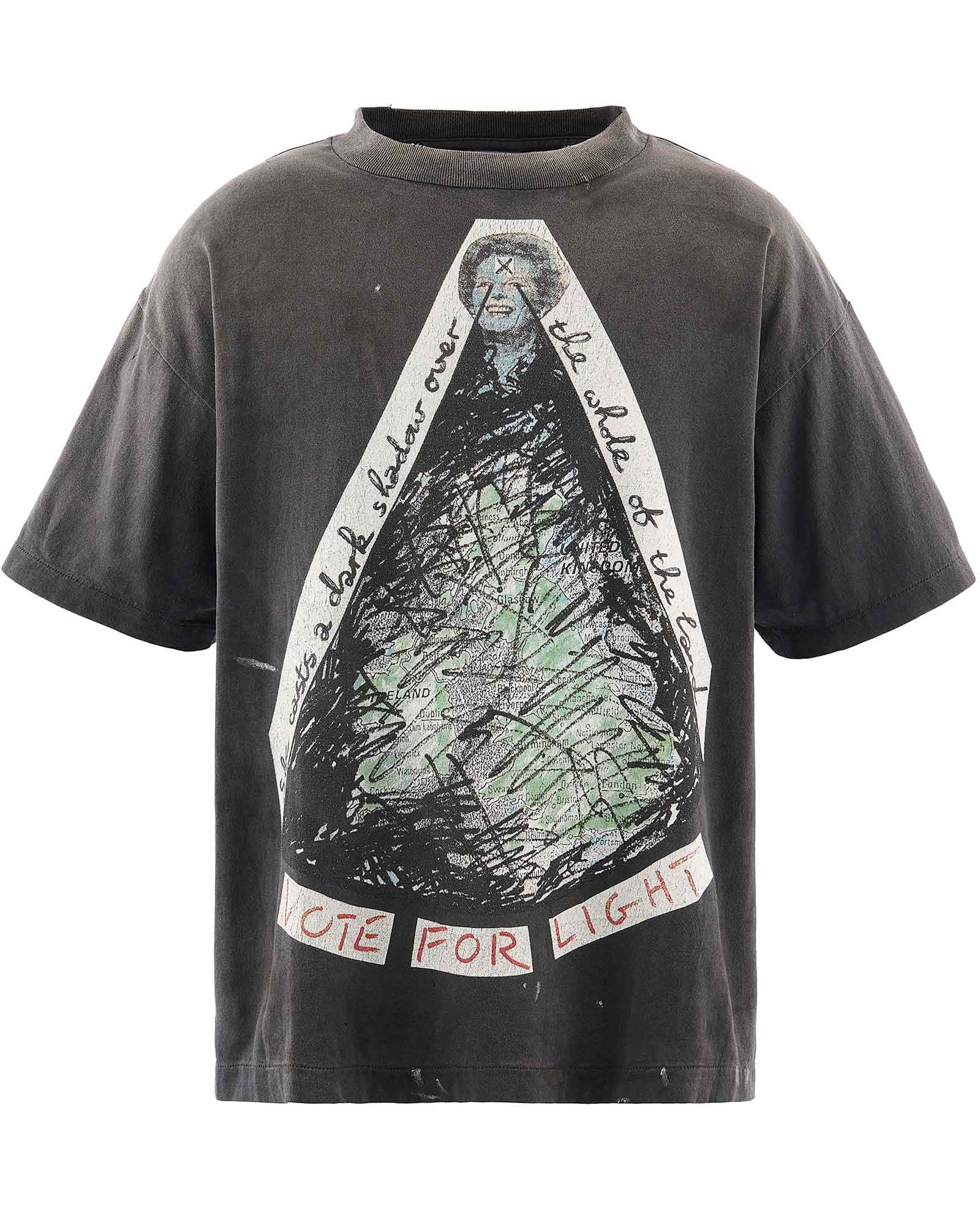 JR_SS T-SHIRT/VOTE F LIGHT / BLACK