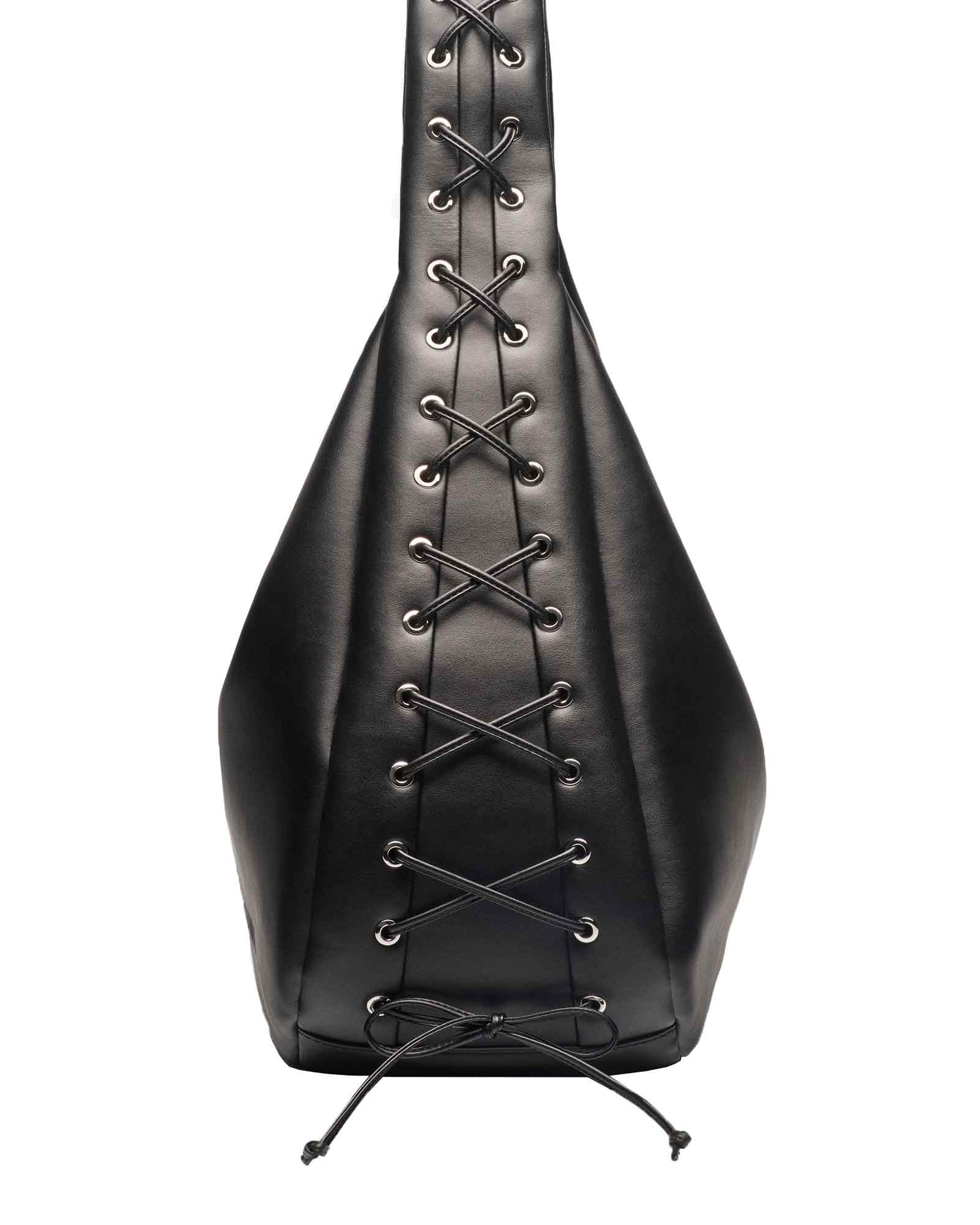 GANNI・ガニー - ショルダーバッグ GANNI BOU BAG HOBO XXL / BLACK