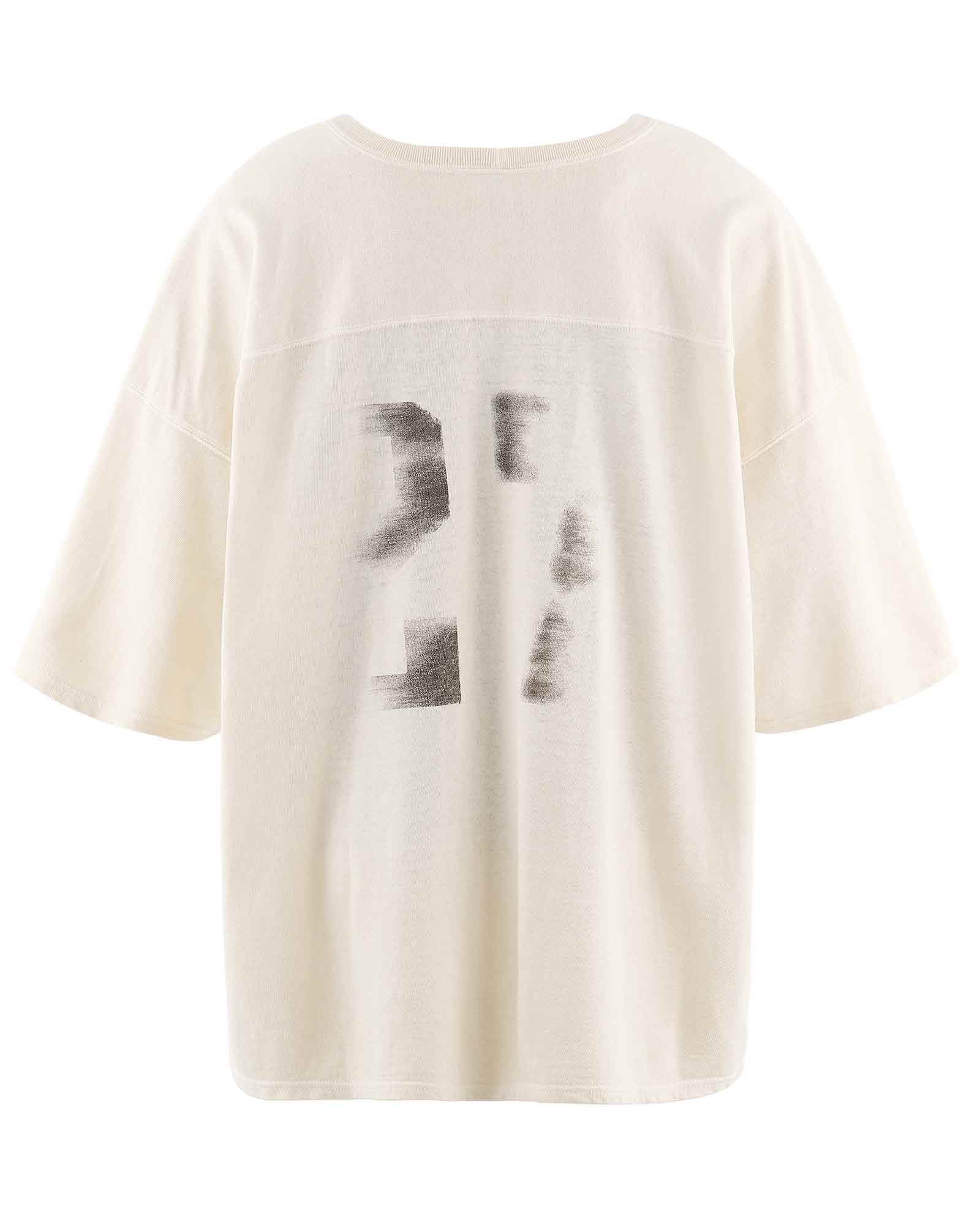 ©SAINT M××××××・セントマイケル - Tシャツ・カットソー SS T-SHIRT/FOOTBALL / WHITE