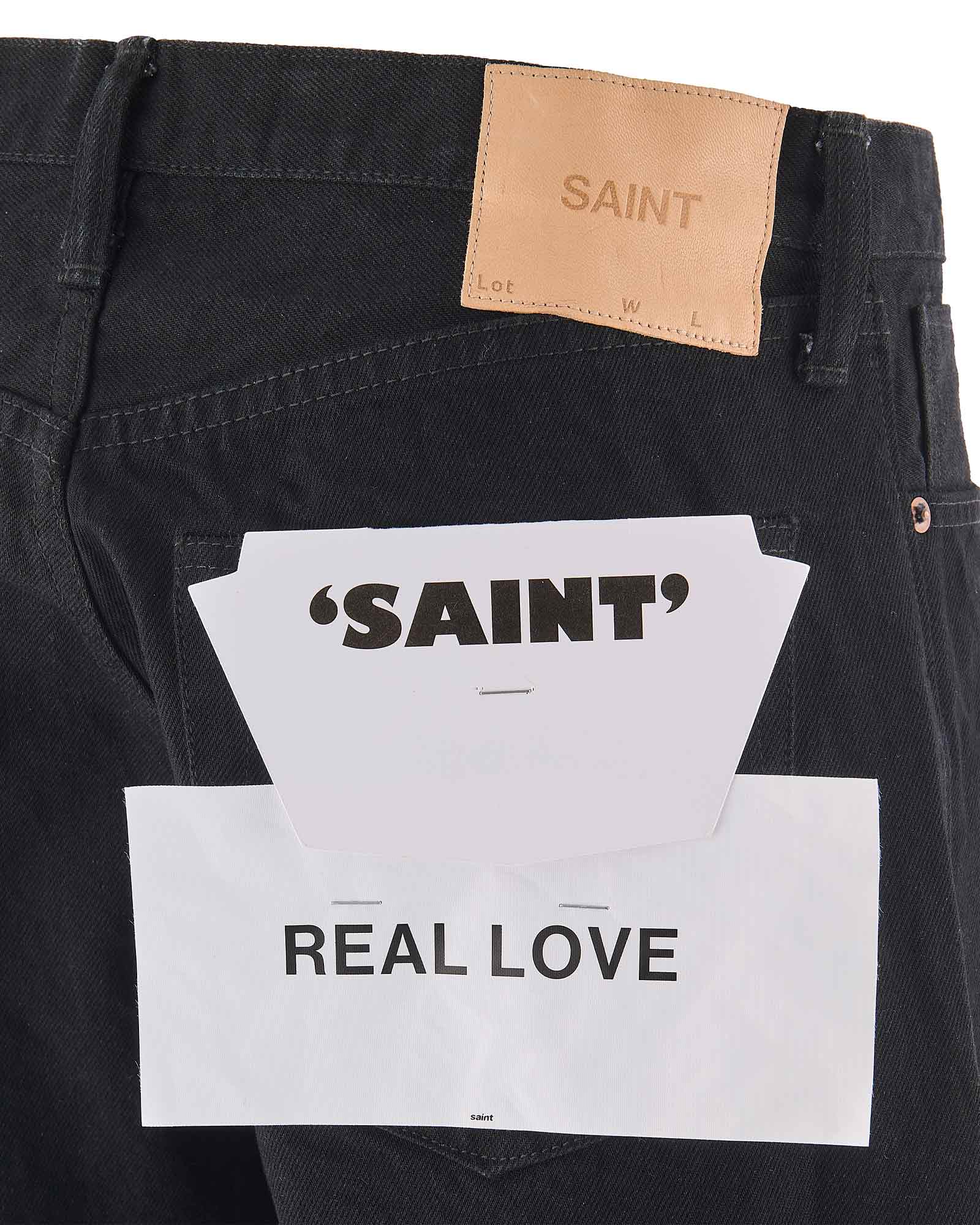 ©SAINT M××××××・セントマイケル - デニムパンツ BLACK DENIM PANTS/STRAIGHT / BLACK