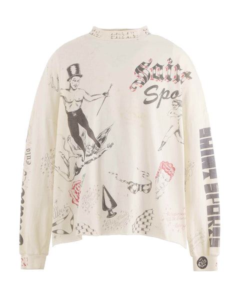 SAINT MICHAEL ALX_LS TEE/DRAWING フリーサイズ SAINT MICHAEL ALX_LS TEE/DRAWING フリーサイズ