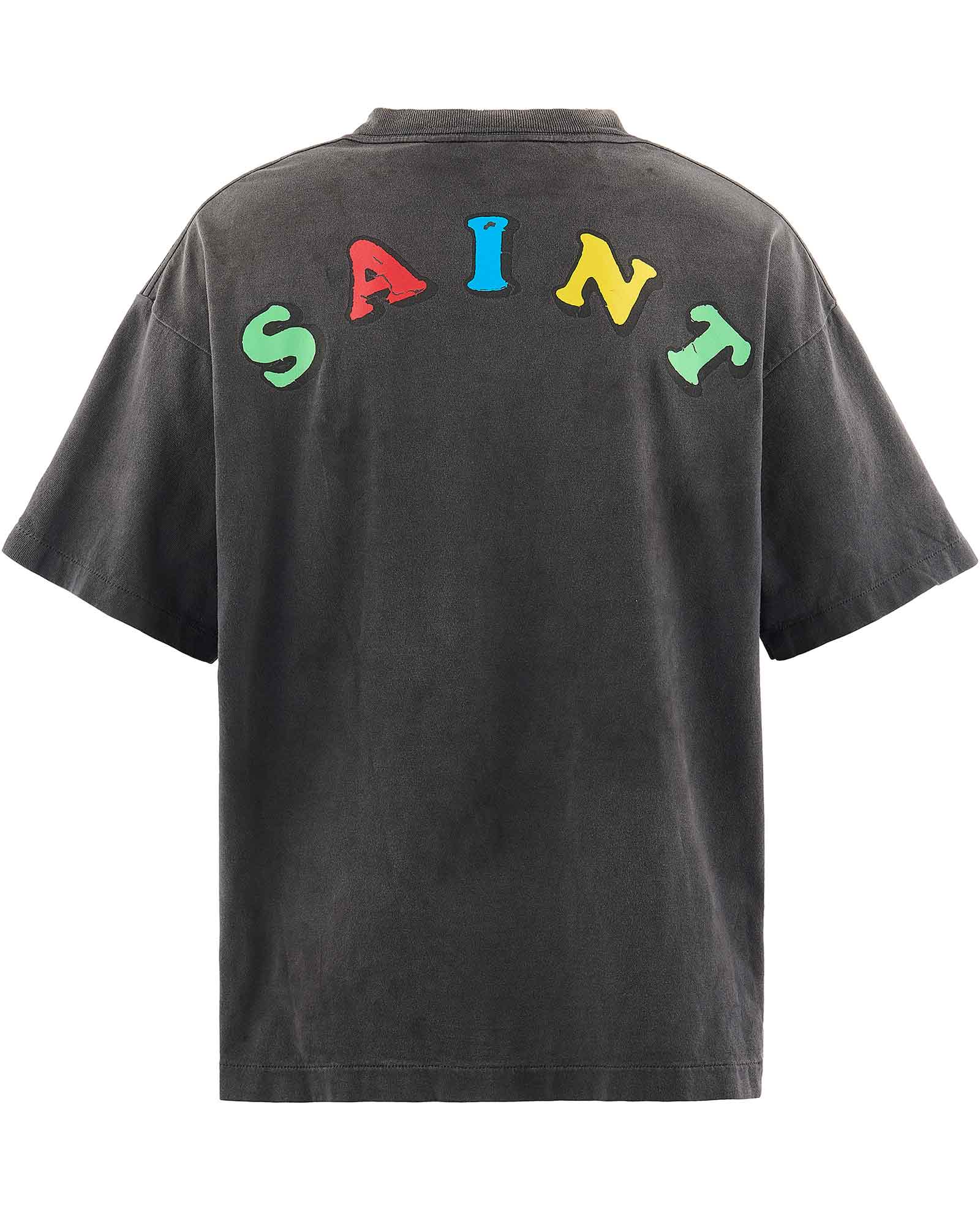 ©SAINT M××××××・セントマイケル - Tシャツ・カットソー JR_SS T-SHIRT/VOTE F LIGHT / BLACK