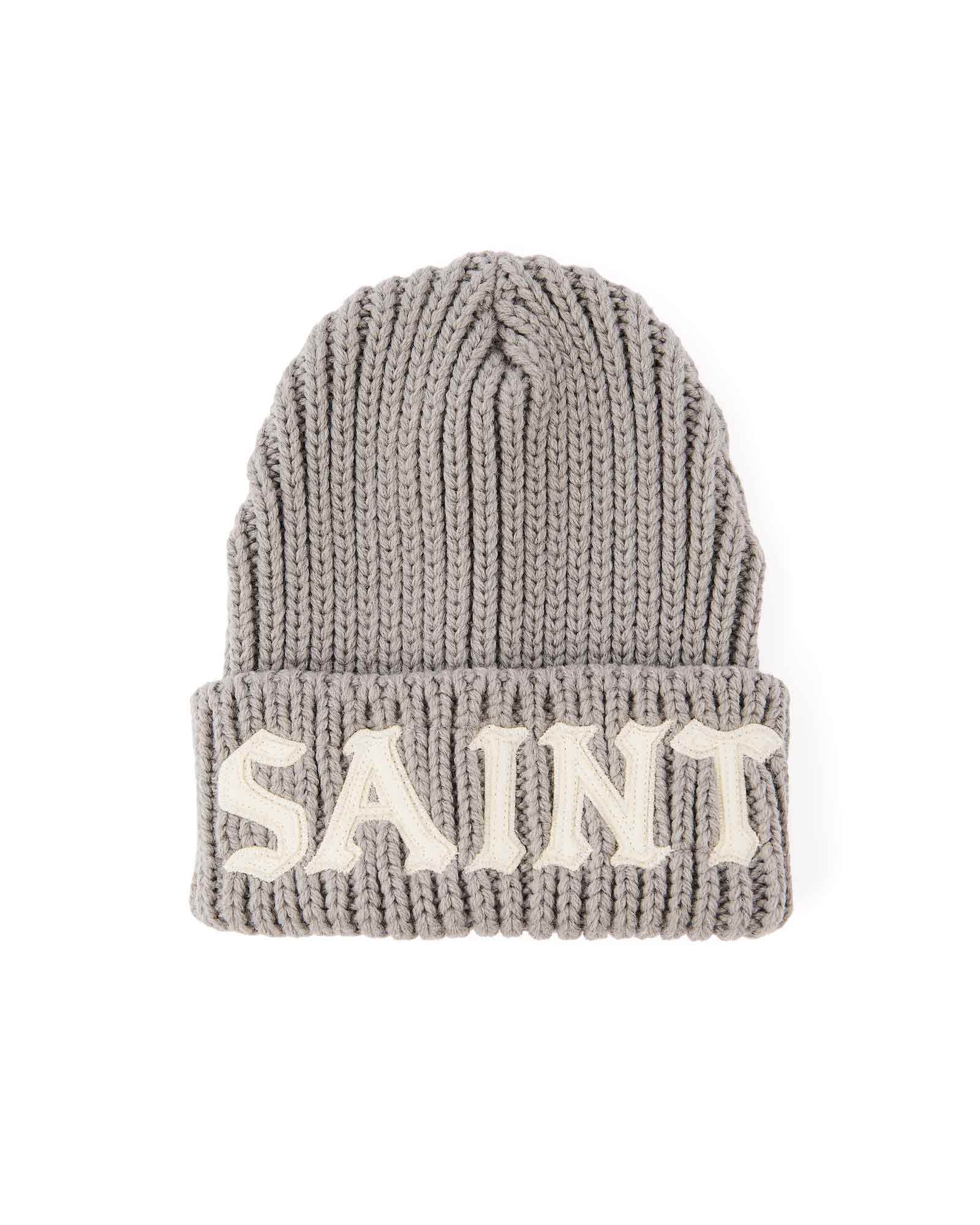 ©SAINT M××××××・セントマイケル - ニットキャップ・ビーニー KNIT CAP/SAINT / GRAY