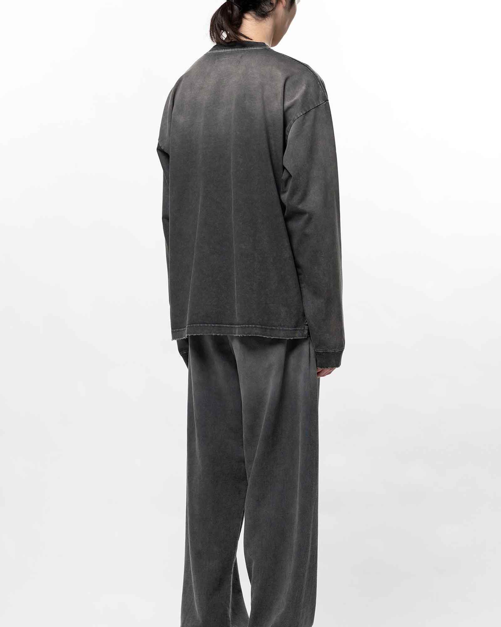 in・stru(men-tal).・イン・ストゥルメンタル - L/S Tシャツ DISTRESSED LONG SLEEVE T-SHIRTS / BLACK
