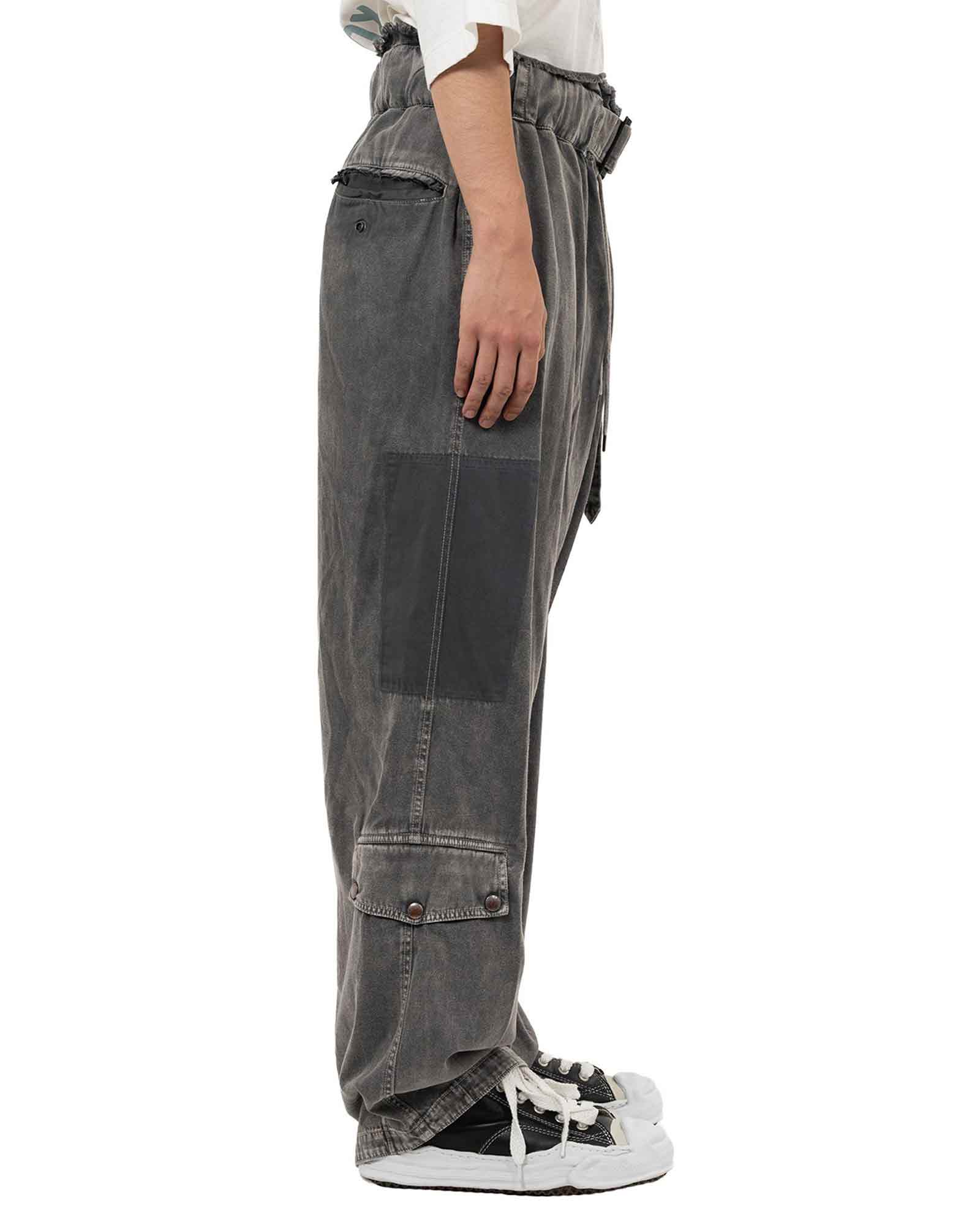MIHARA YASUHIRO・Yasuhiro Mihara -  DISTRESSED FLIGHT PANTS / GRAY