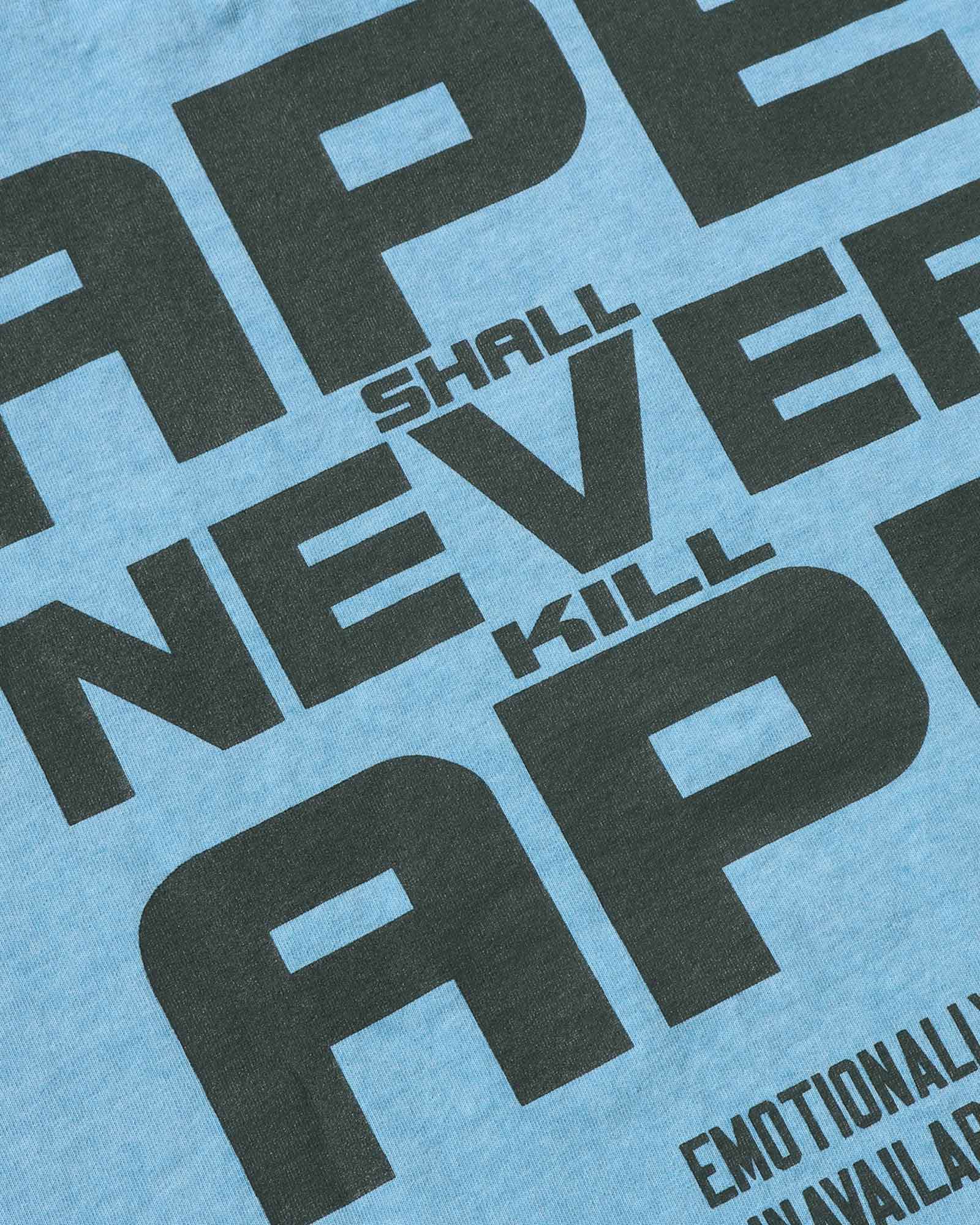 EMOTIONALLY UNAVAILABLE・エモーショナリー アンアベイラブル - Tシャツ・カットソー EU APE SS TEE  / BLUE