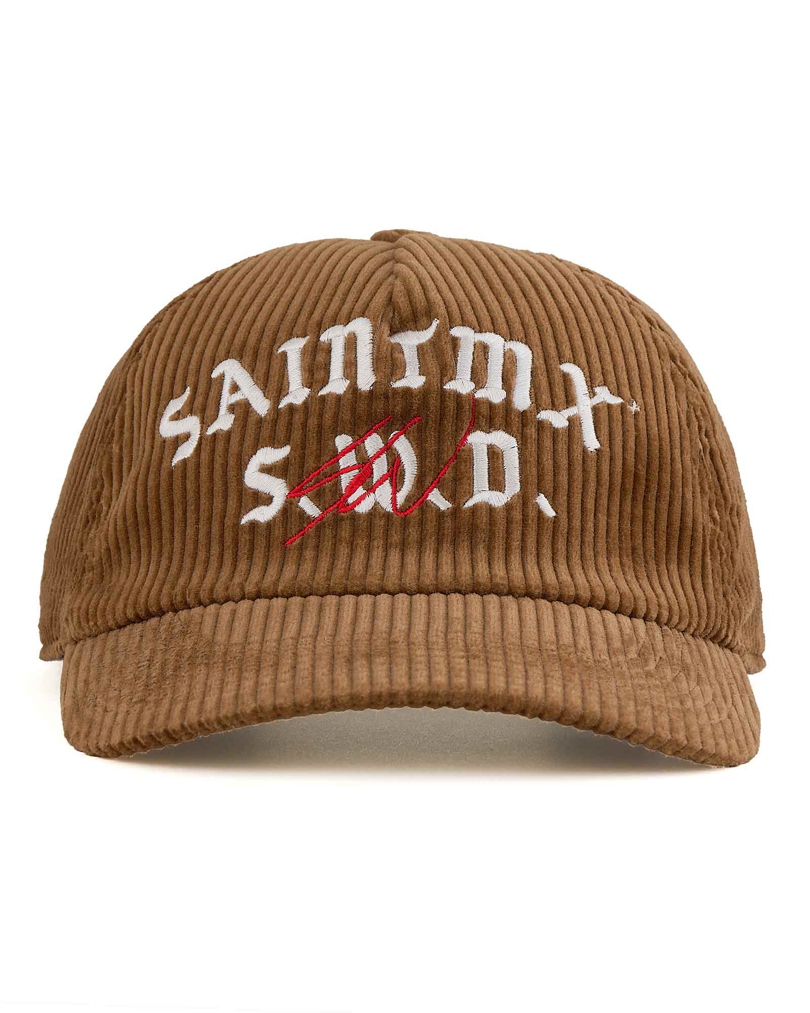 ©SAINT M××××××・圣迈克尔 -  SW_CORDUROY CAP/SAINT SW / BROWN