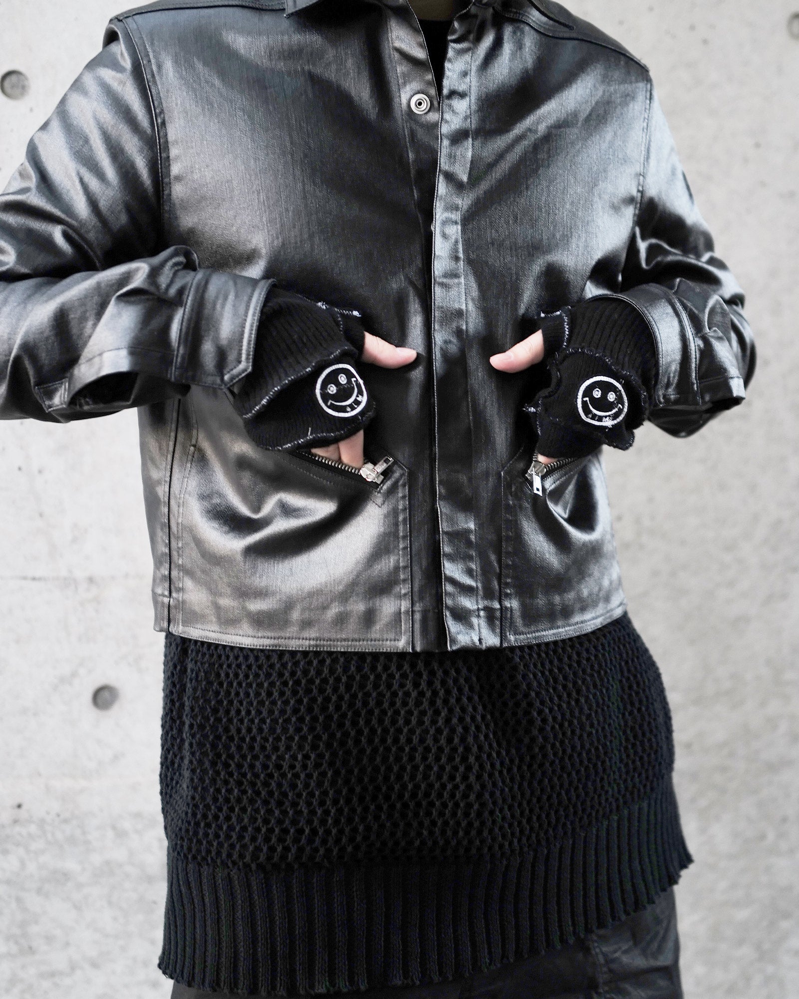 A LOVE MOVEMENT・a love movement -  CASHMERE GLOVES 27 / BLACK