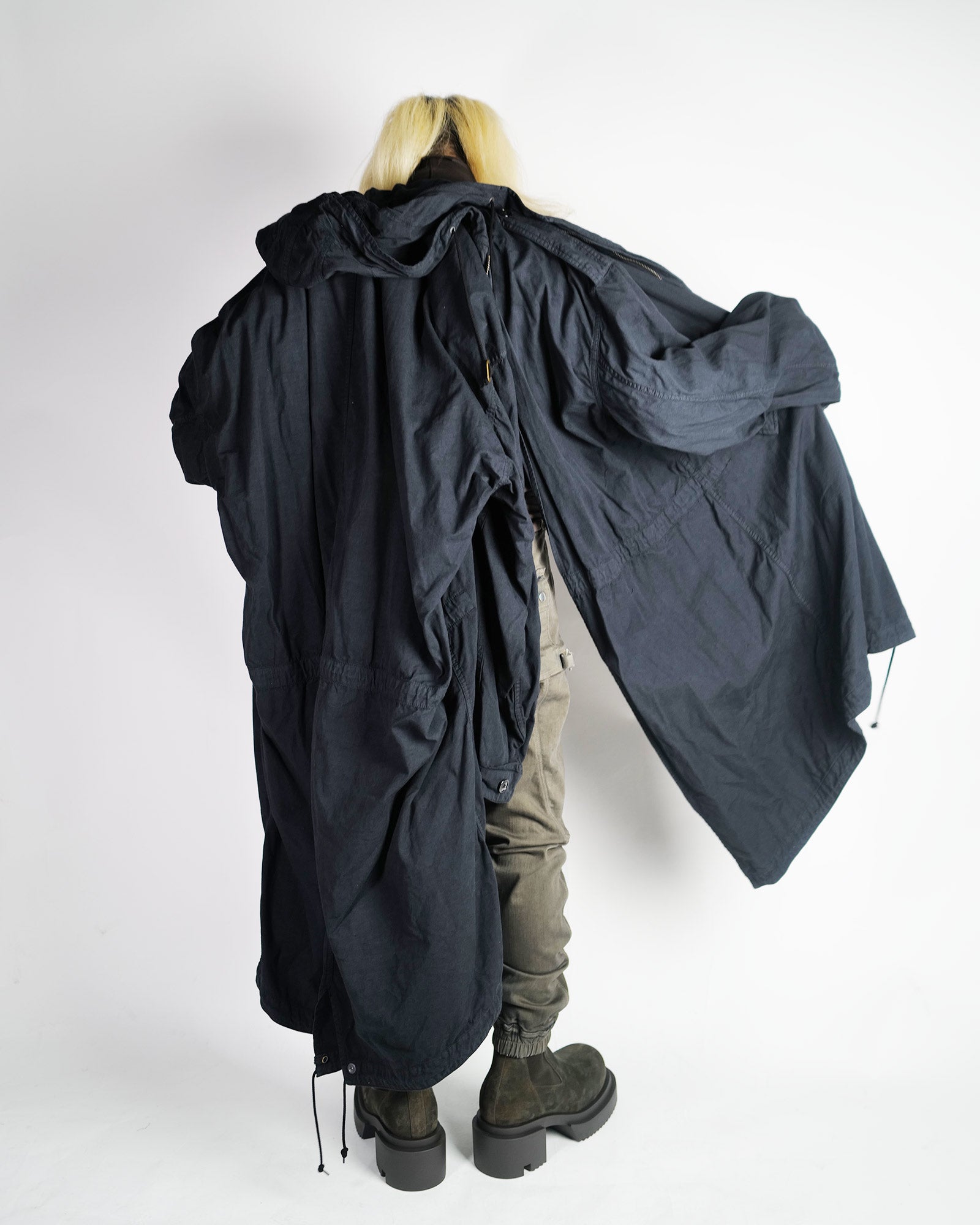 MIHARA YASUHIRO・ミハラヤスヒロ - コート LAYERED M-51 MODS PARKA / BLACK