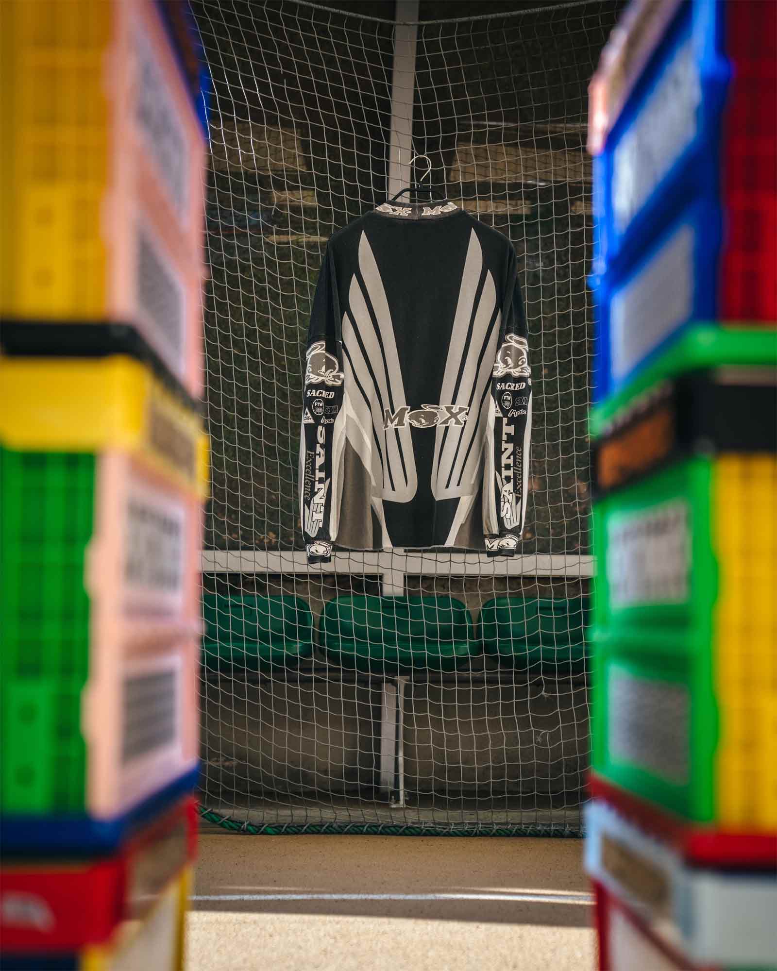 ©SAINT M××××××・セントマイケル - L/S Tシャツ LS T-SHIRT/SAINT MX / BLACK