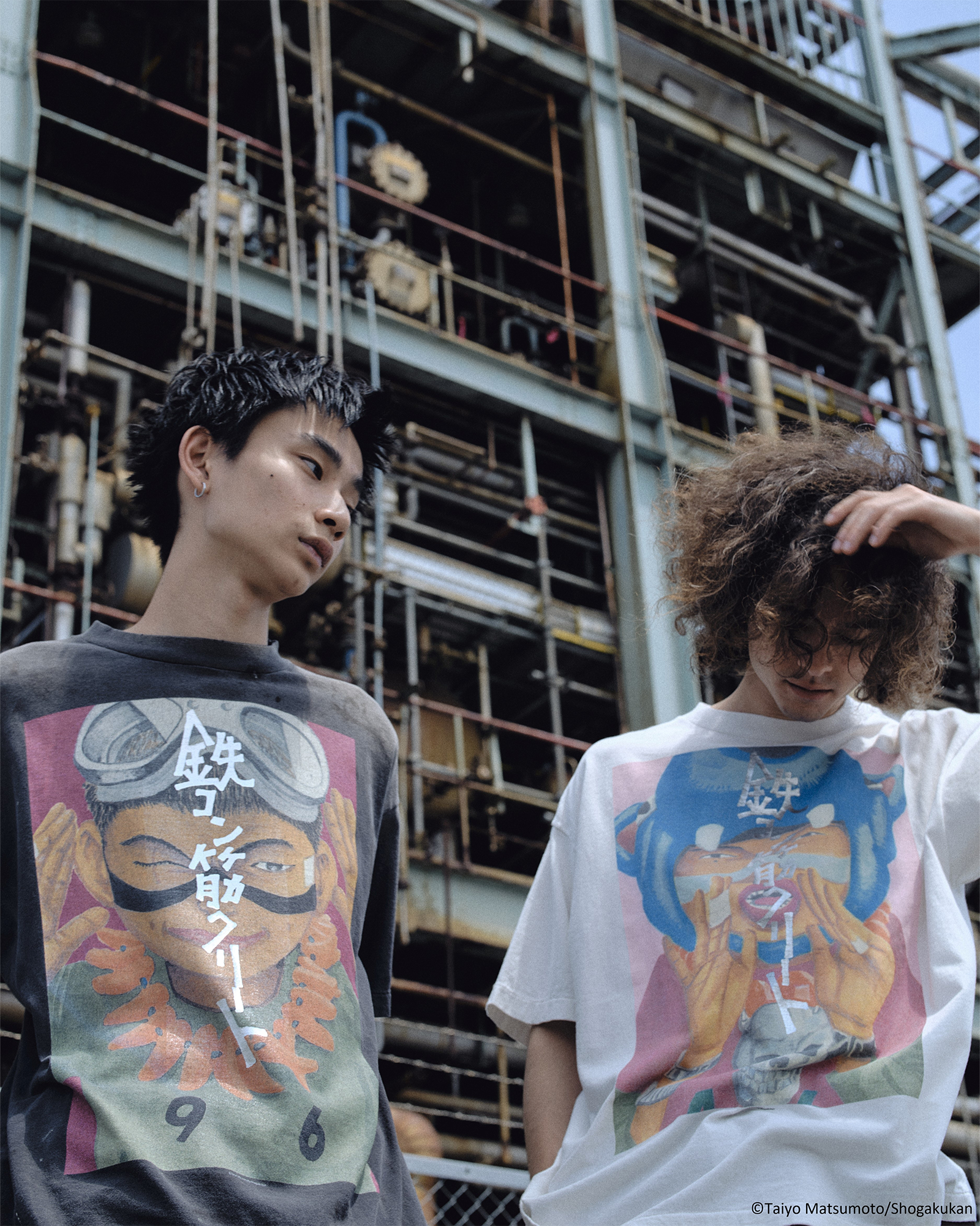 ©SAINT M××××××・セントマイケル - Tシャツ・カットソー 鉄コン筋クリート_SS T-SHIRT/KURO / BLACK