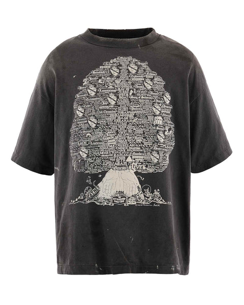 SAINT M×××××× (セントマイケル) SS26 SS T-SHIRT/TREE/BLACK | Detail
