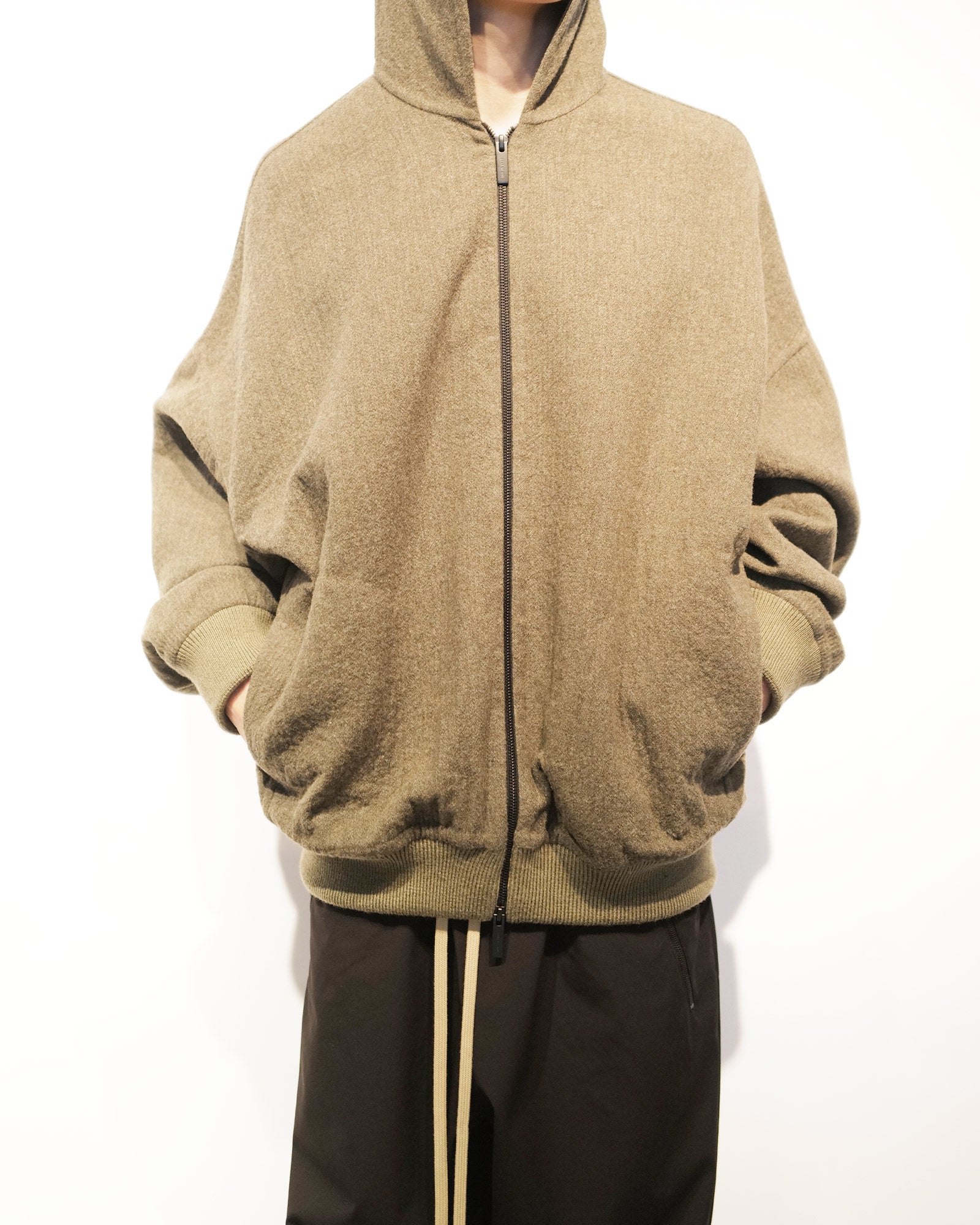 FEAR OF GOD・Fear Of got -  FULL ZIP HOODIE / OFF BLACK