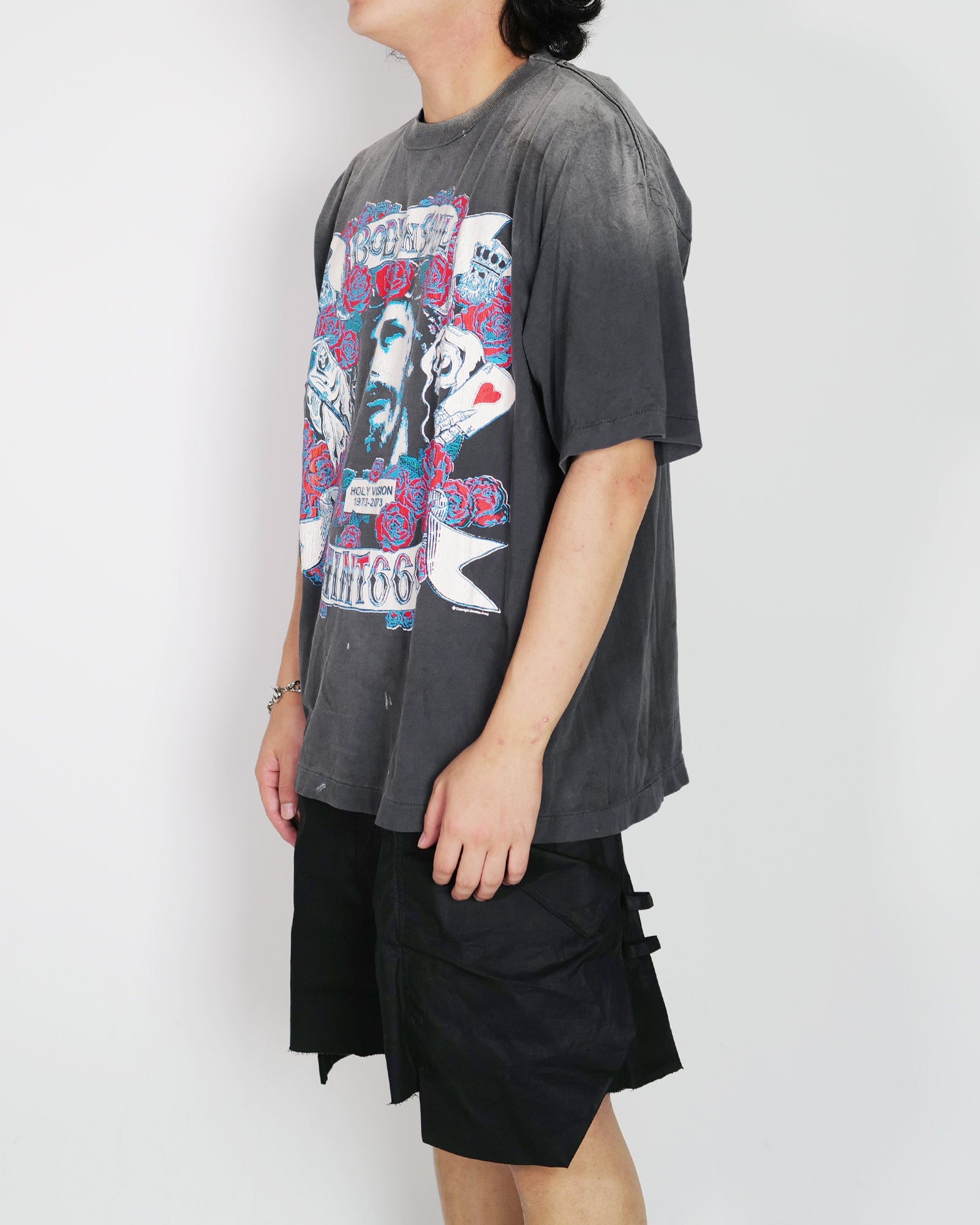 ©SAINT M××××××・セントマイケル - Tシャツ・カットソー SS TEE/BODYN SOUL / BLACK