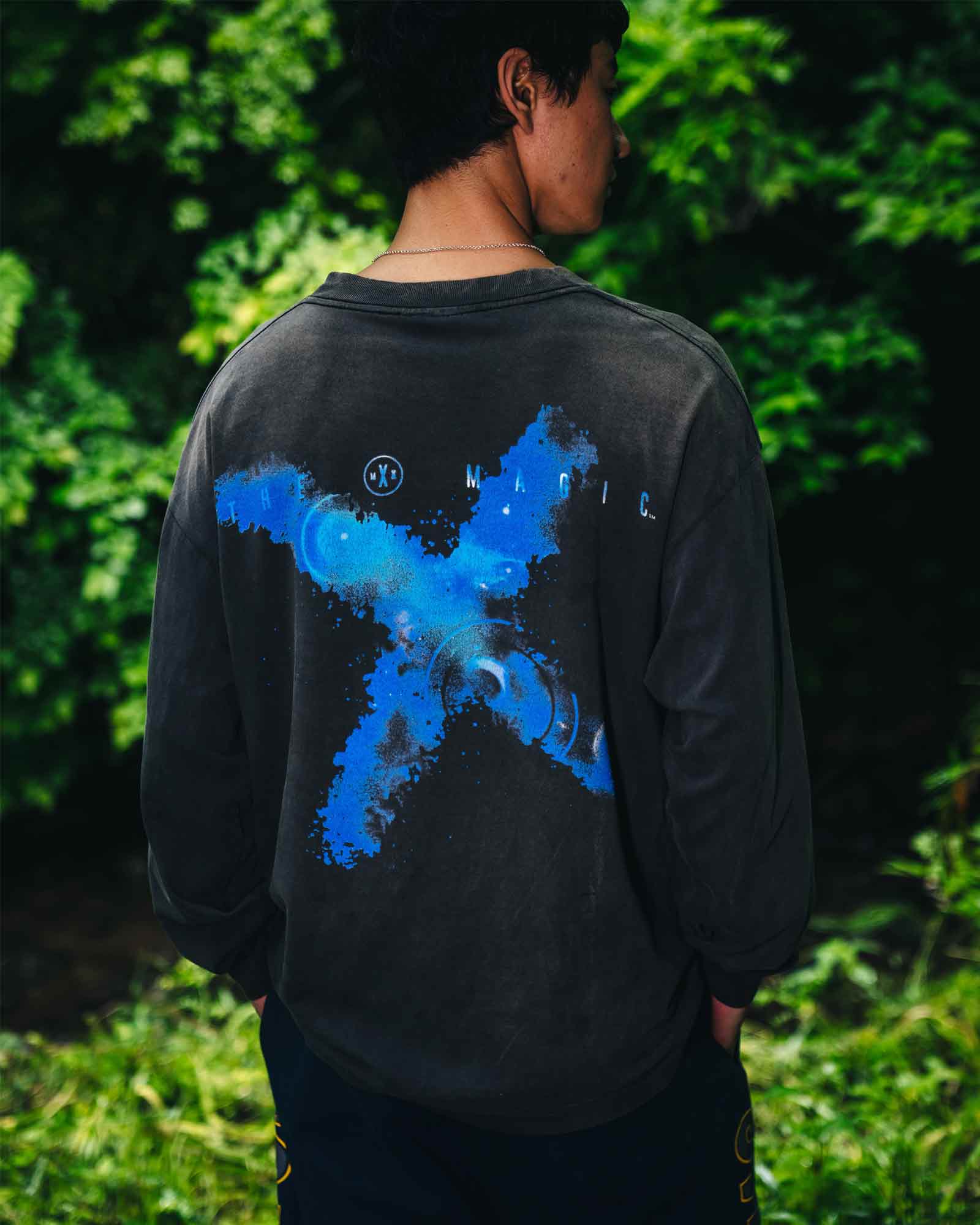 ©SAINT M××××××・saint michael -  LS TEE/X / BLACK