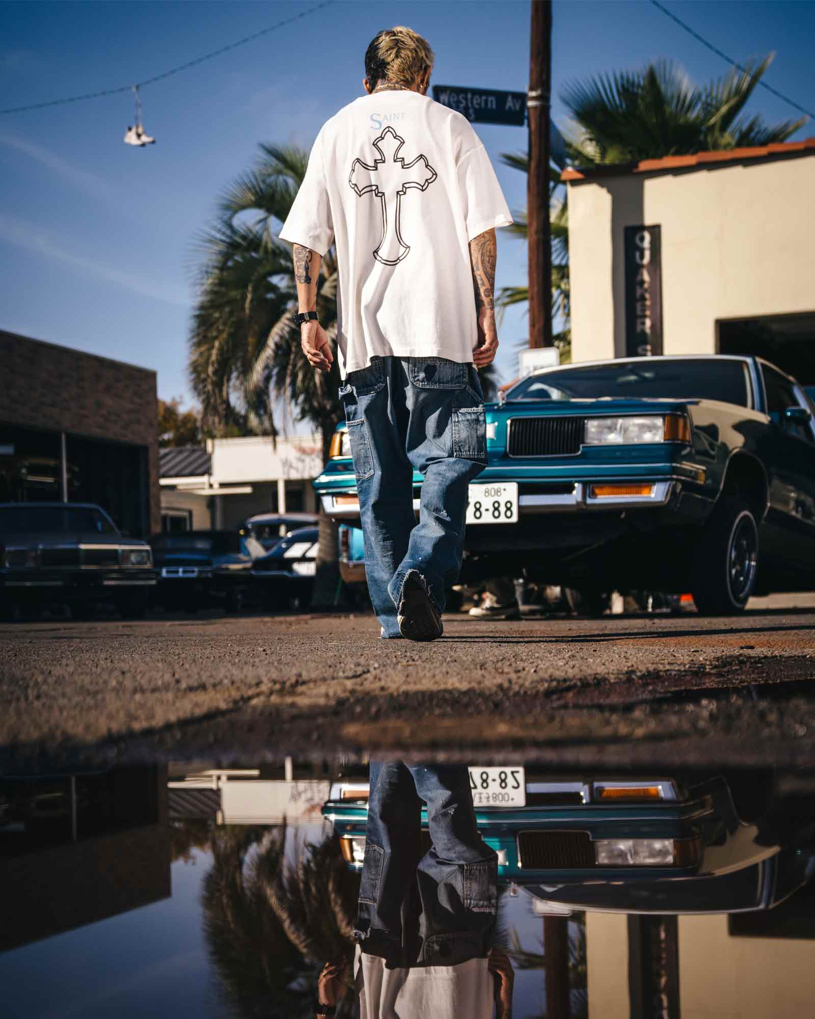 ©SAINT M××××××・セントマイケル - Tシャツ・カットソー 2PC_SS TEE / WHITE