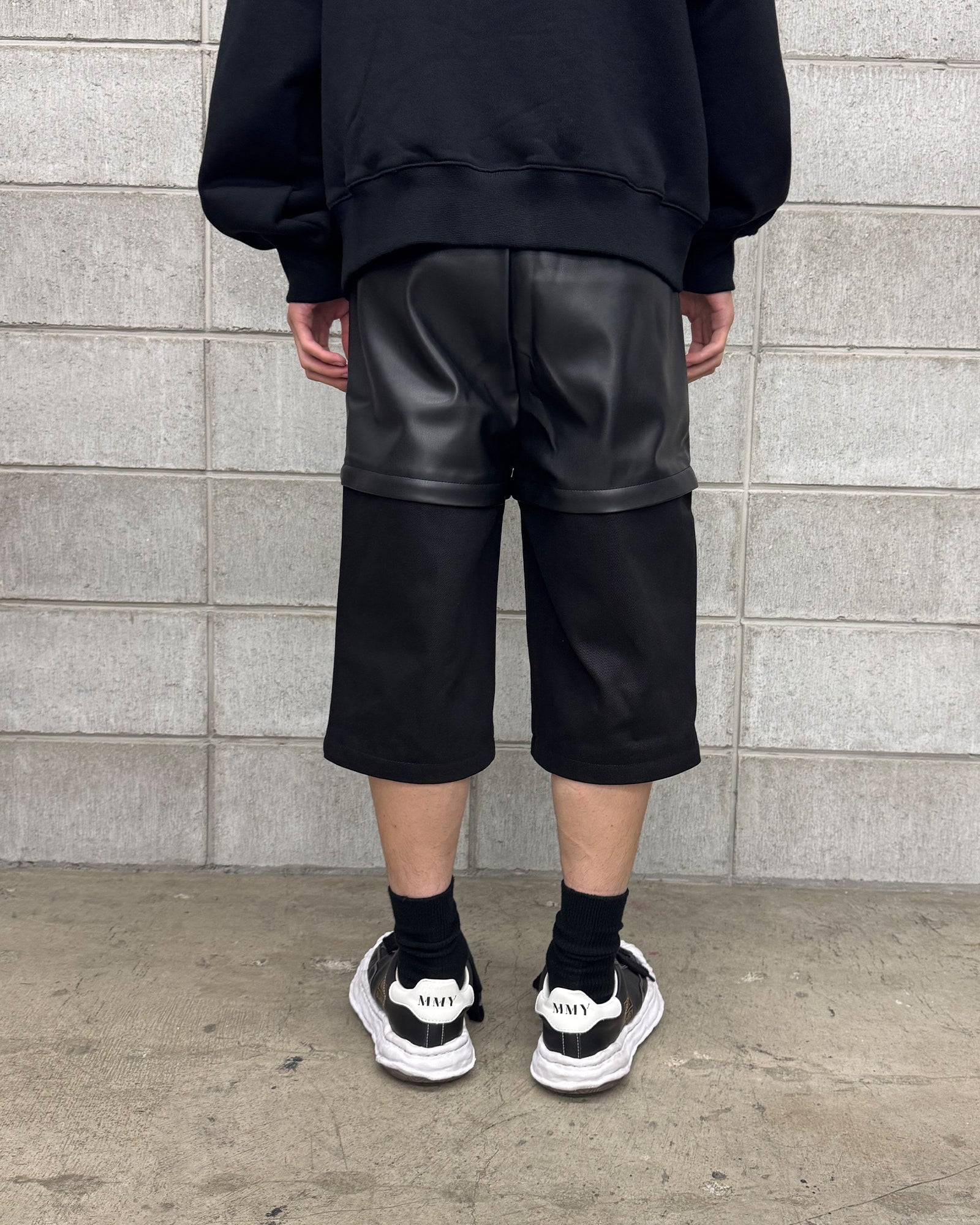 SHERMER × 3 WAY DENIM PANTS / BLACK