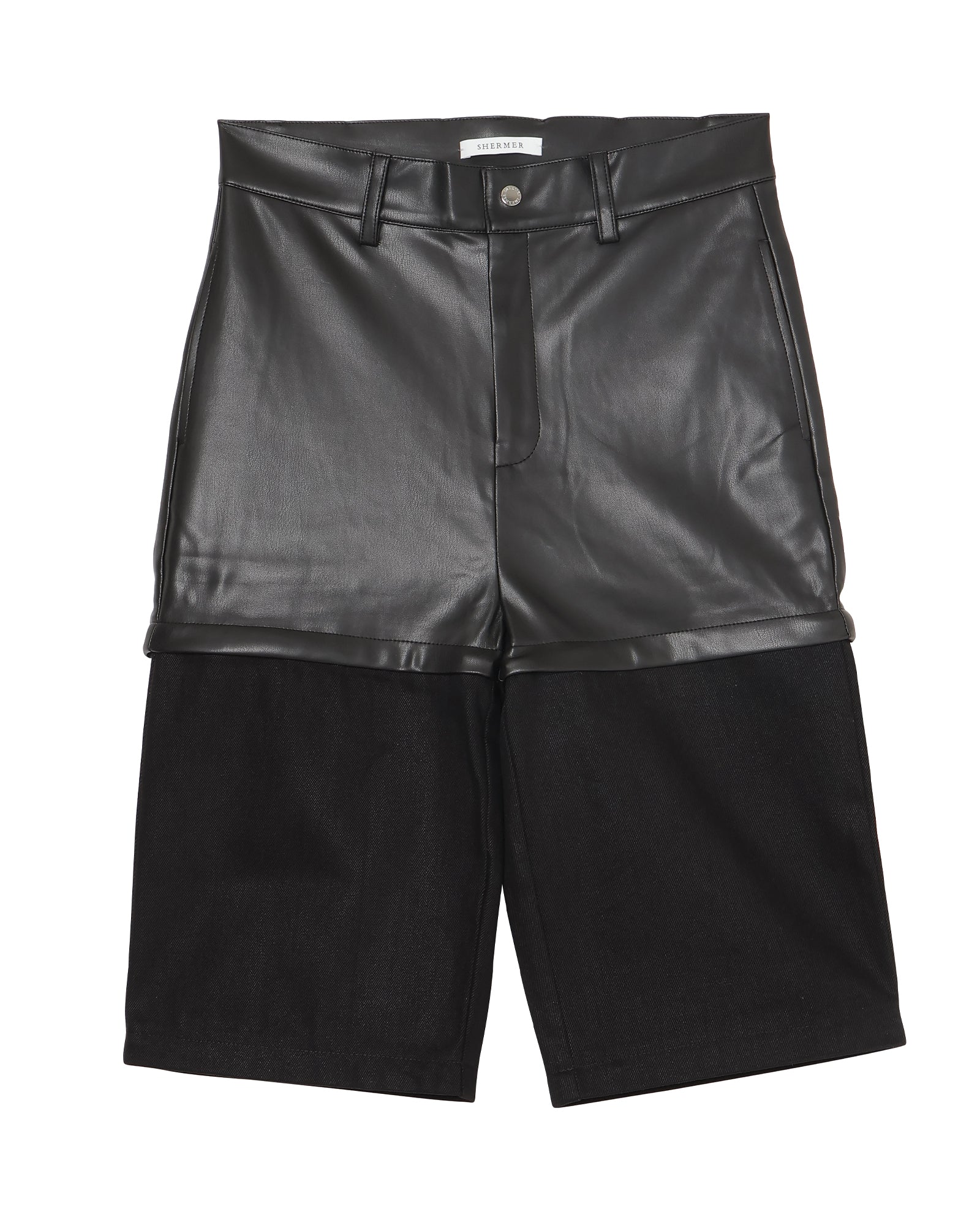 SHERMER × 3 WAY DENIM PANTS / BLACK